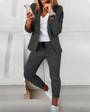 ADELE - STYLISH BLAZER AND PANTS SET