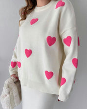 AMOR -  Love knitted skirt two-piece set