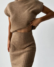 CANIA - SLEEVELESS TWO PIECE SET