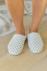 Cozy Charm Polka Dot Slippers
