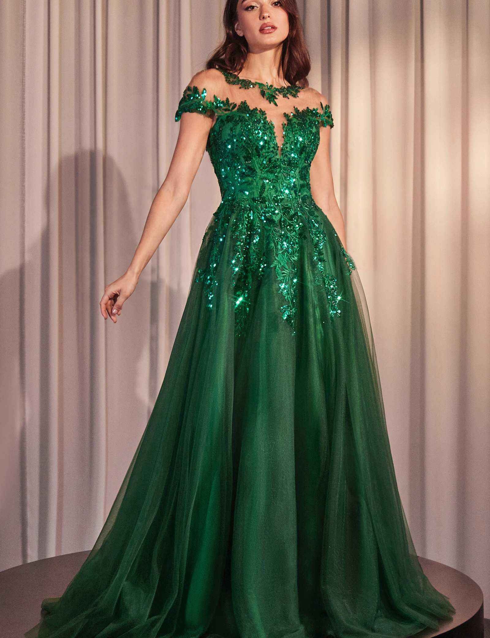 Andrea & Leo A1475 Cap Sleeve Mother of the Bride A-line Gown