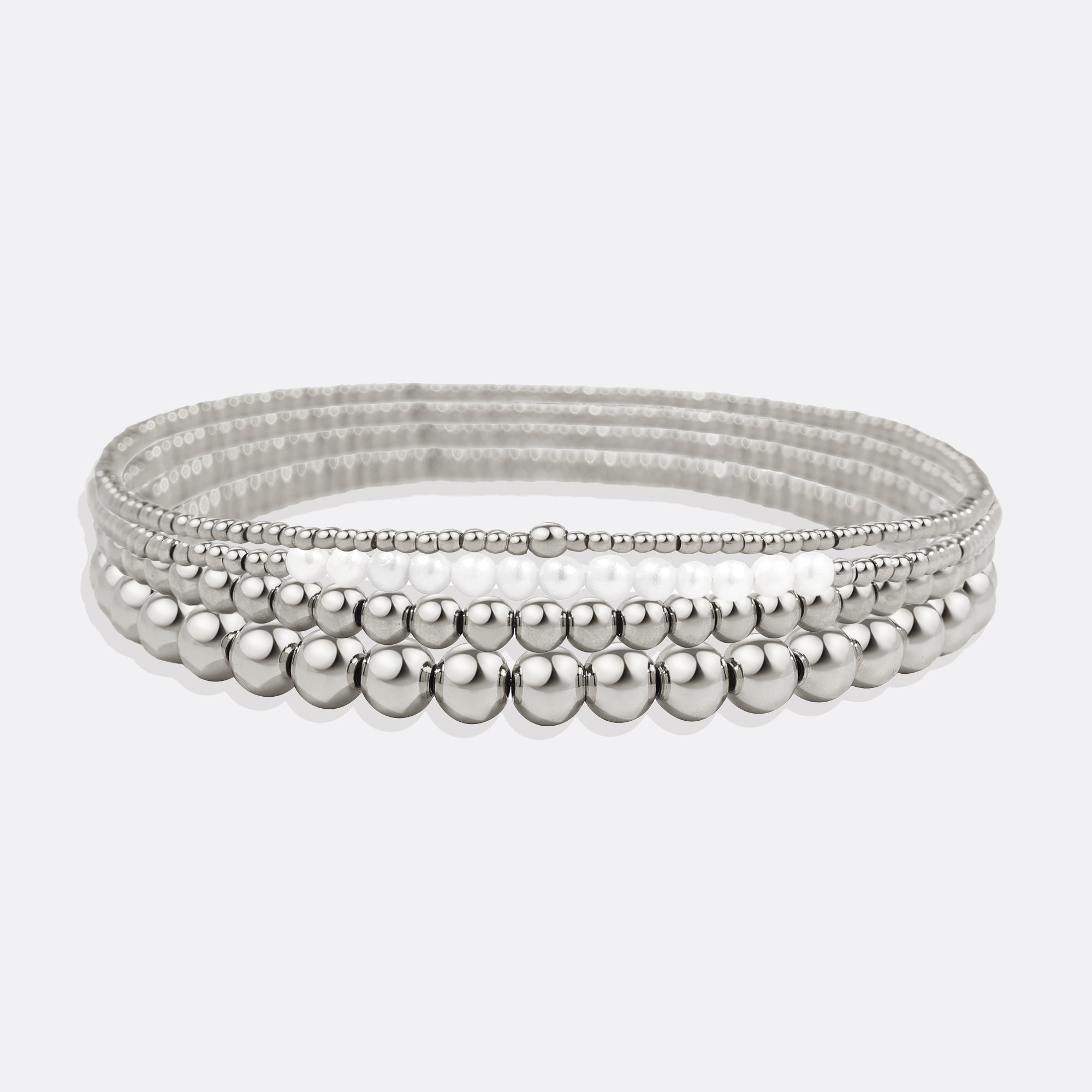 Everyday Pearl Bracelet Stacking Set