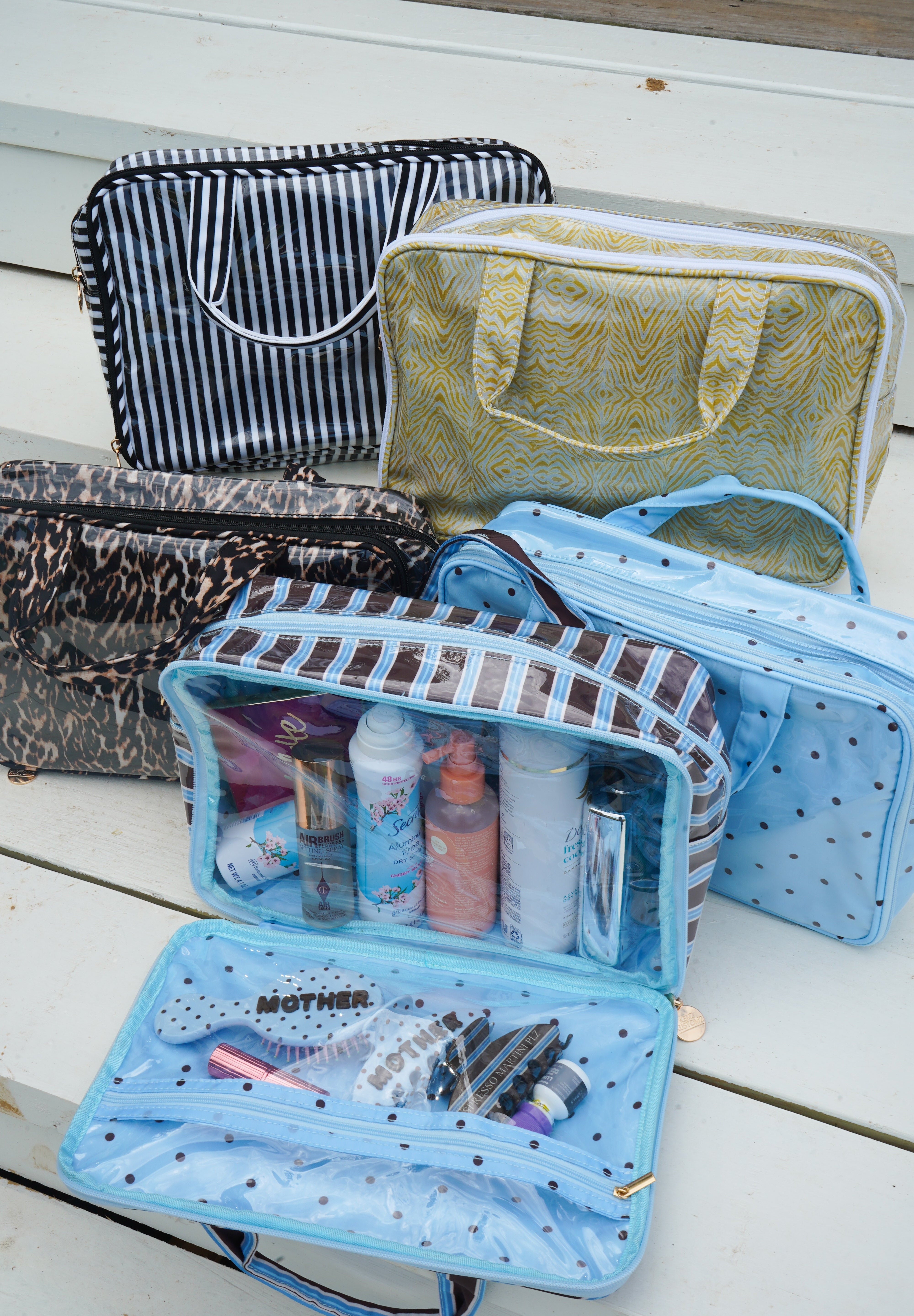 Clear Coat Toiletry Case - Fall Collection