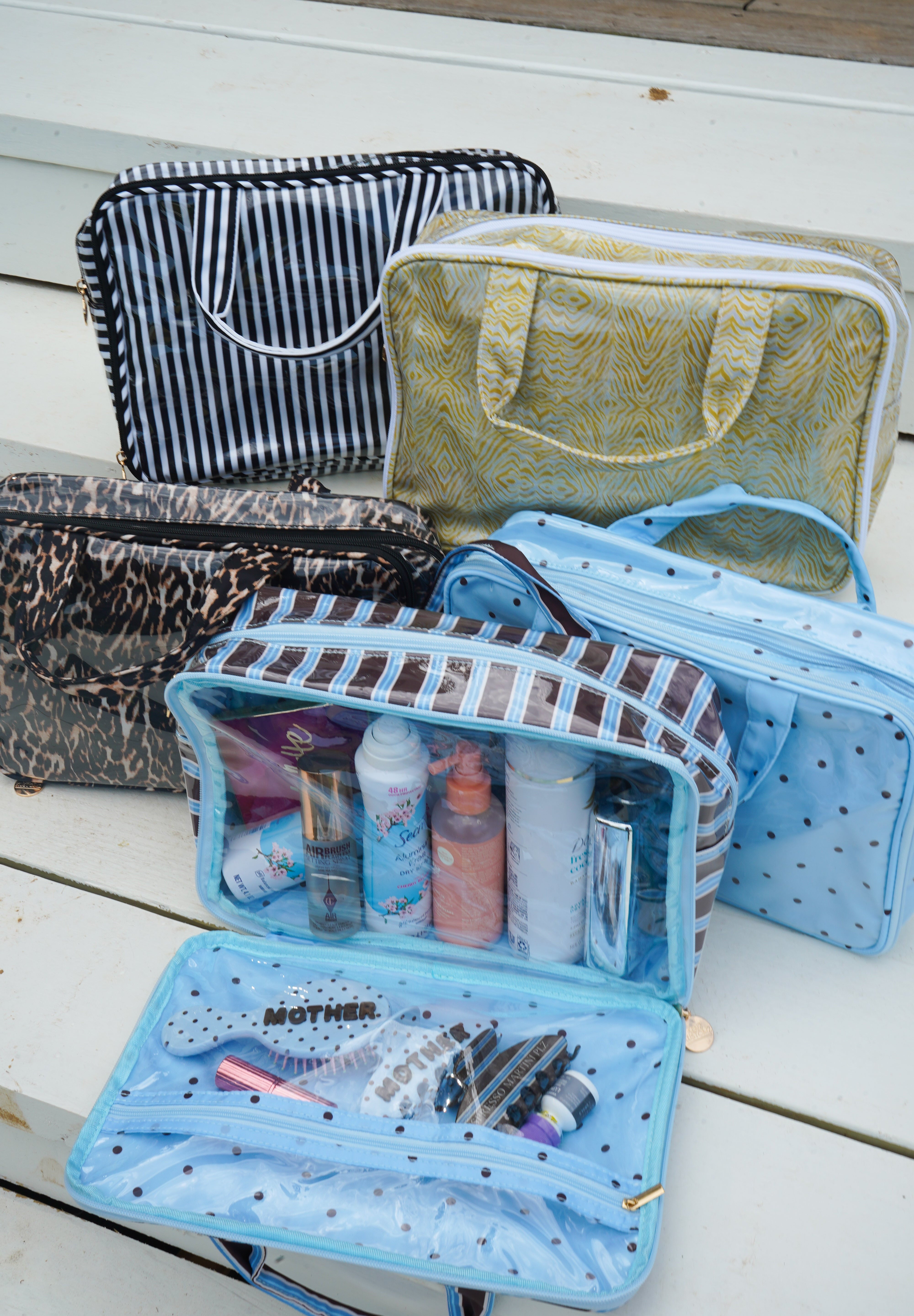 Clear Coat Toiletry Case - Fall Collection