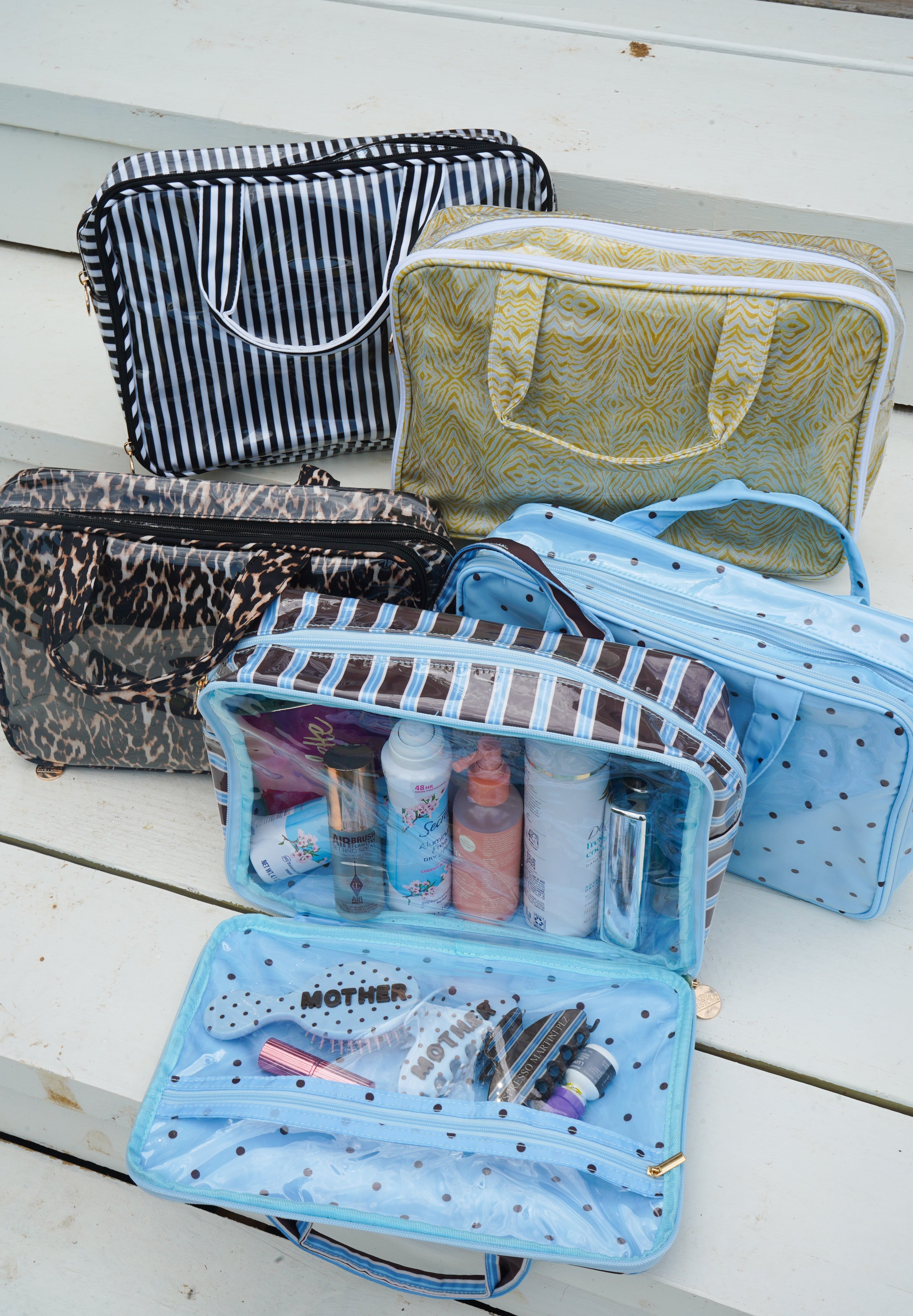 Clear Coat Toiletry Case - Fall Collection