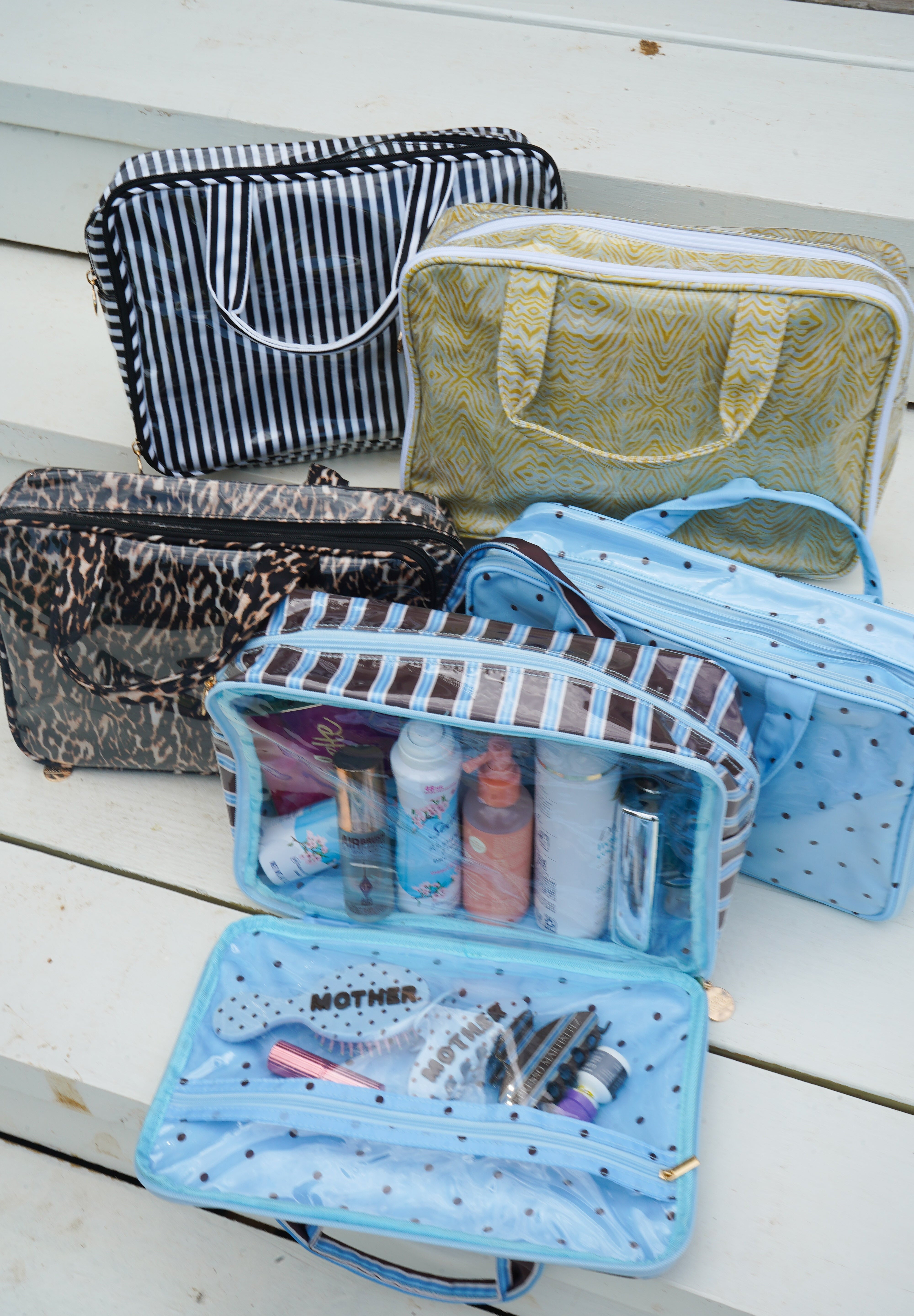 Clear Coat Toiletry Case - Fall Collection