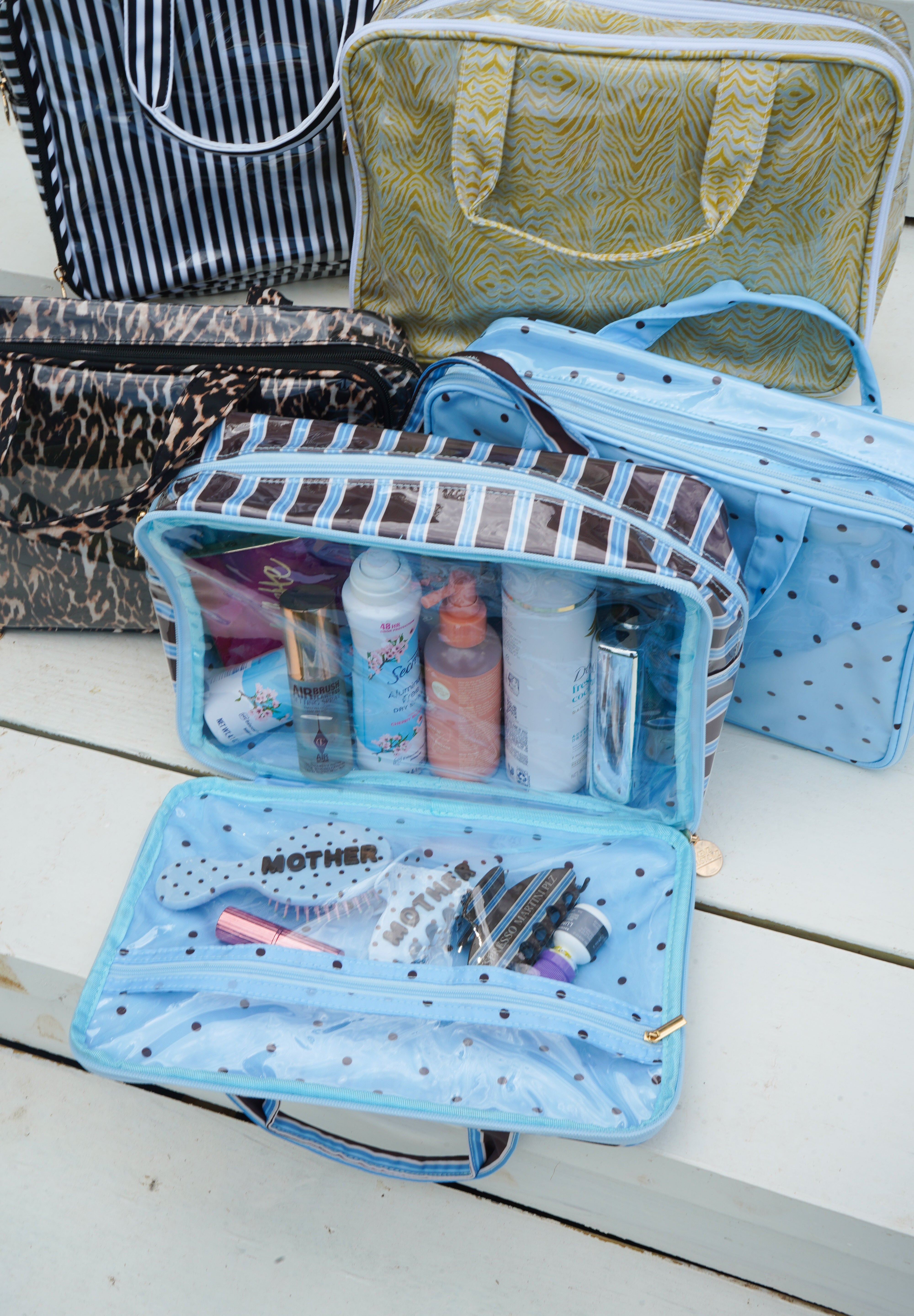 Clear Coat Toiletry Case - Fall Collection