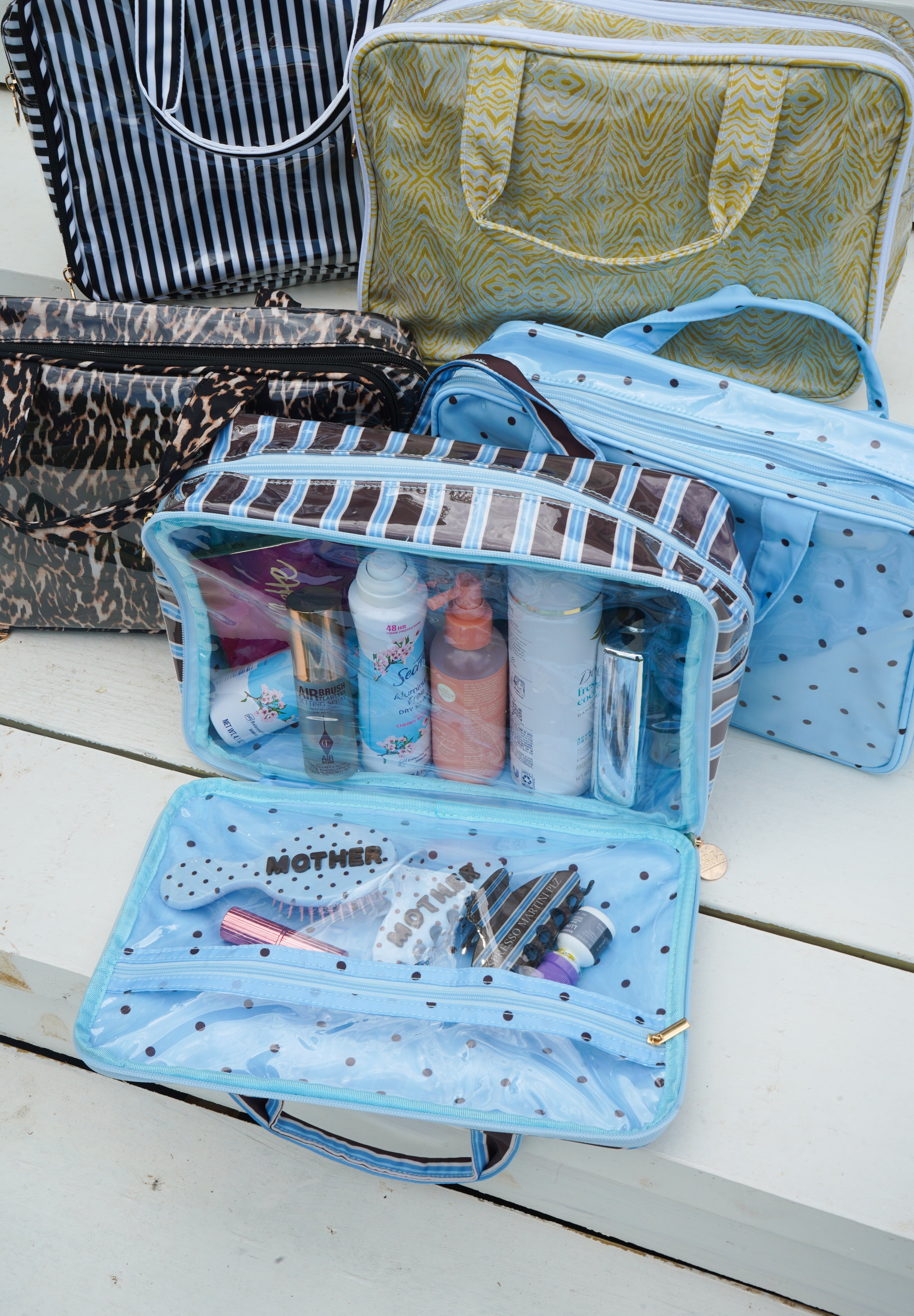 Clear Coat Toiletry Case - Fall Collection