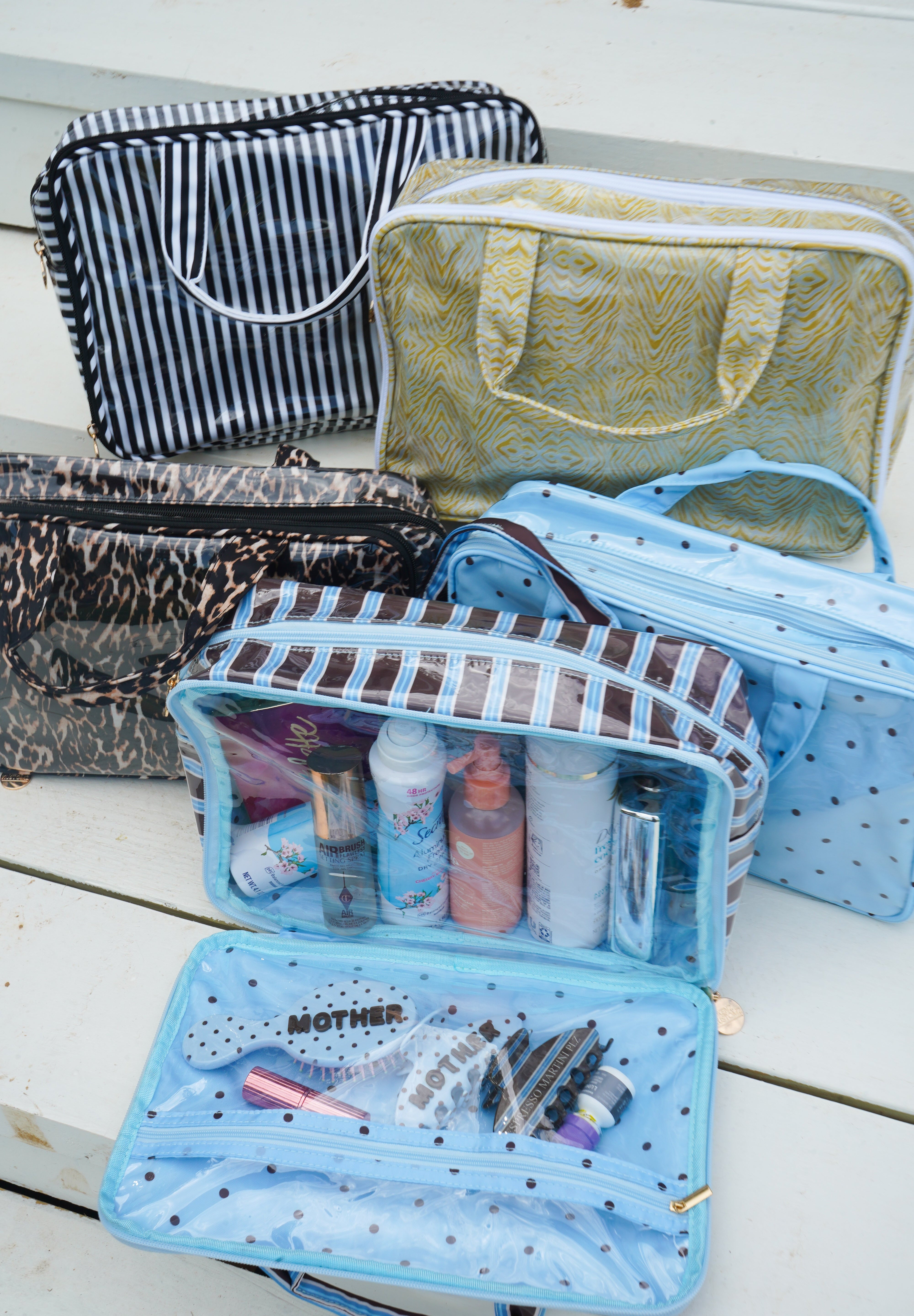 Clear Coat Toiletry Case - Fall Collection