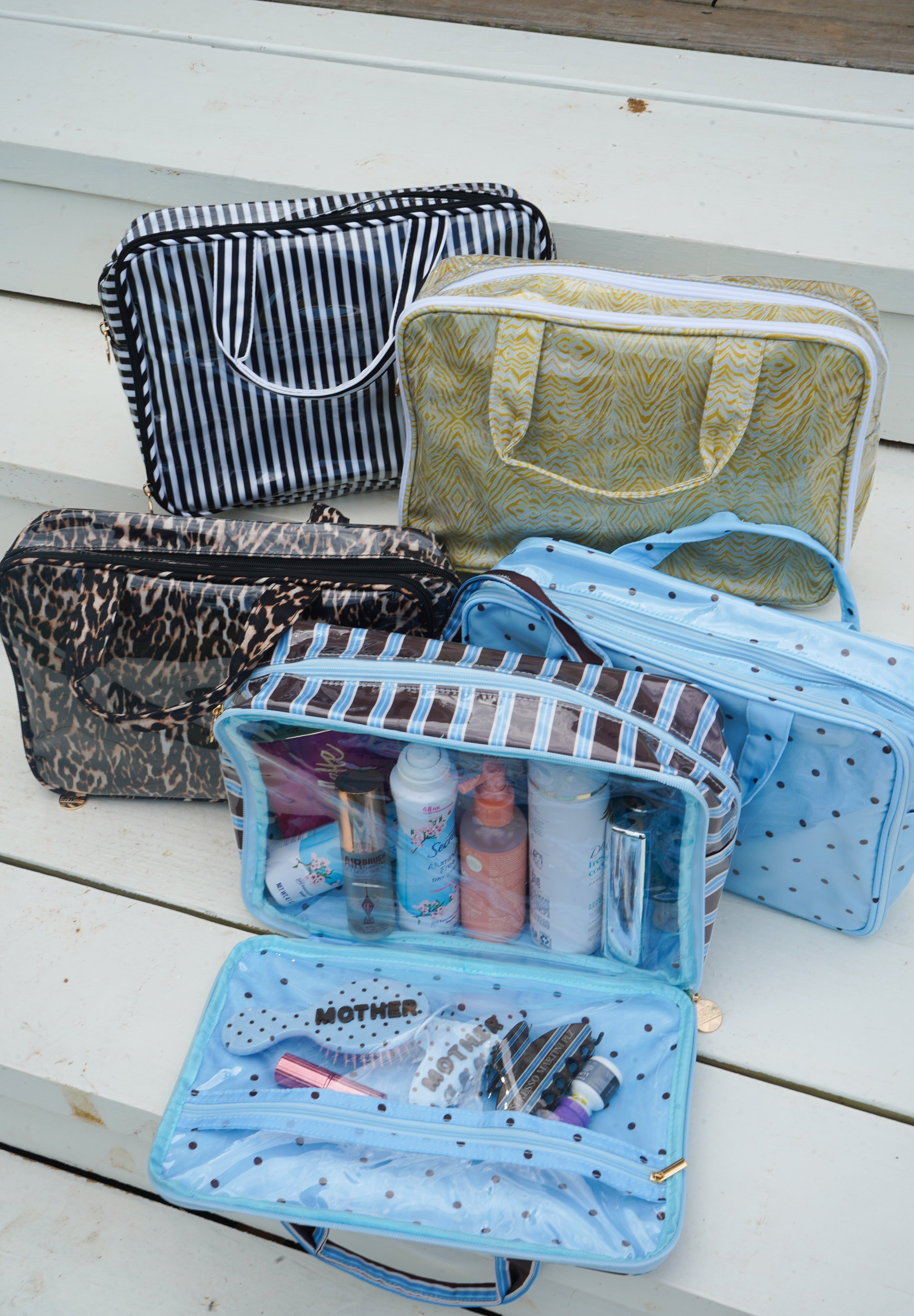 Clear Coat Toiletry Case - Fall Collection