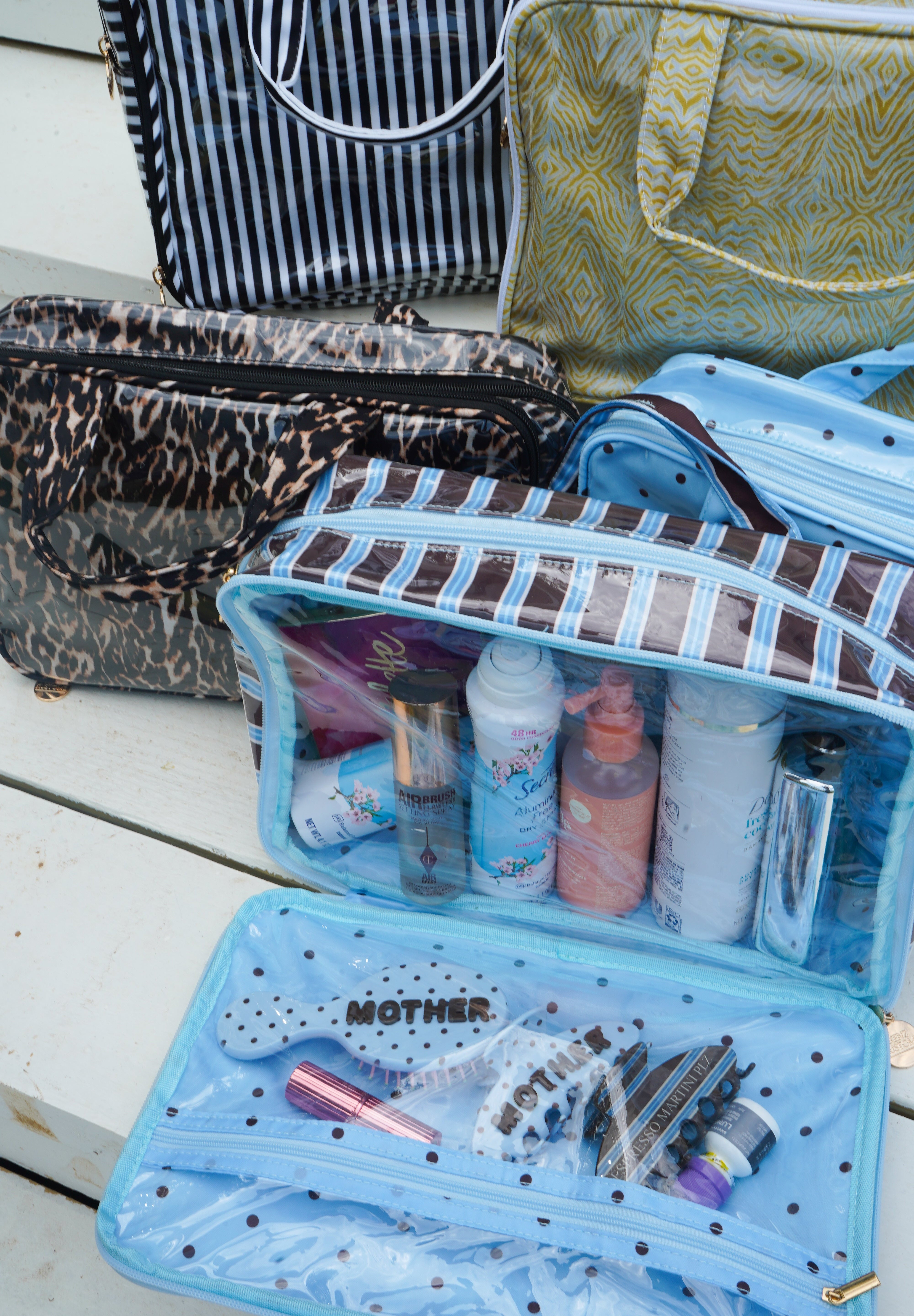 Clear Coat Toiletry Case - Fall Collection