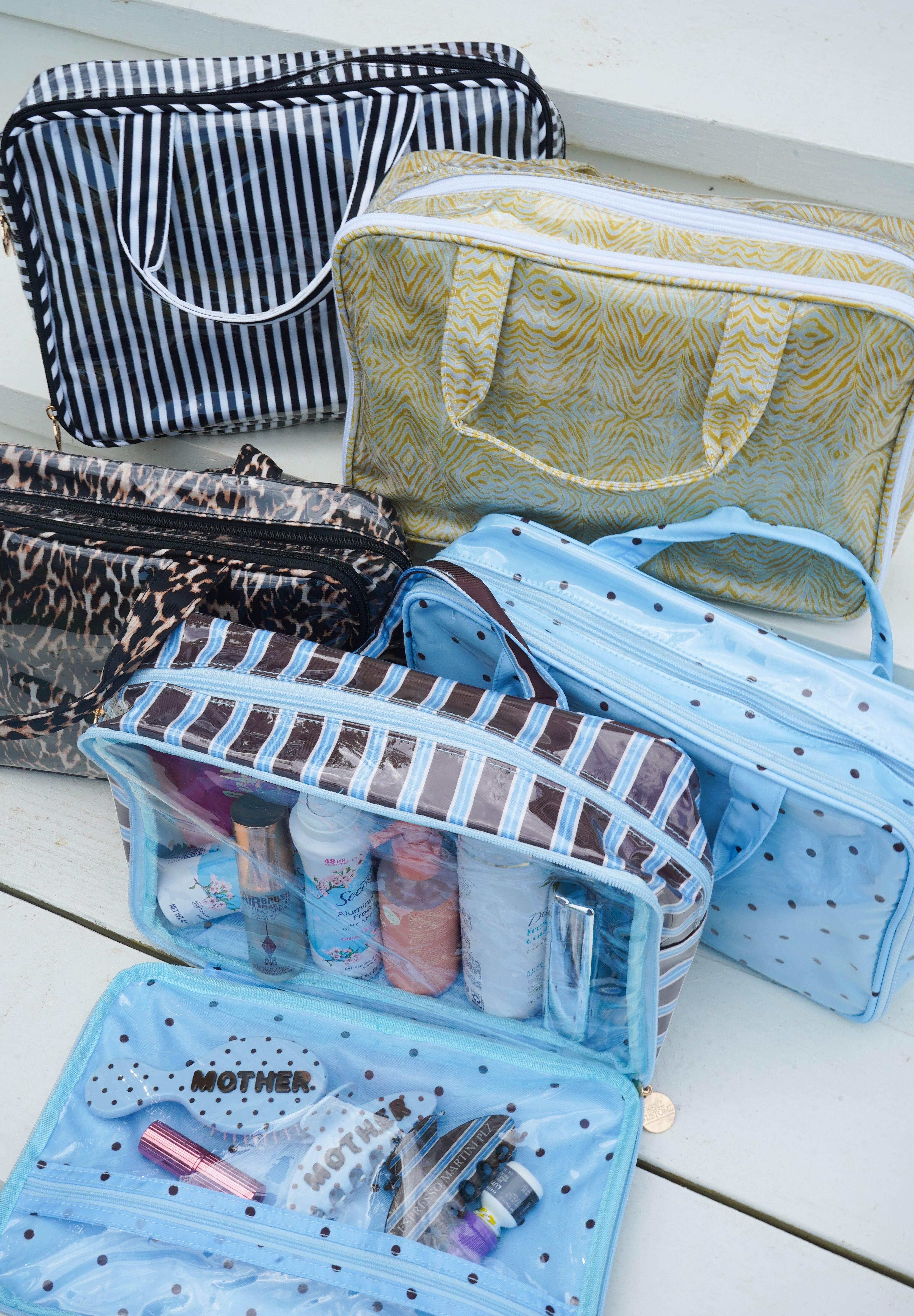 Clear Coat Toiletry Case - Fall Collection