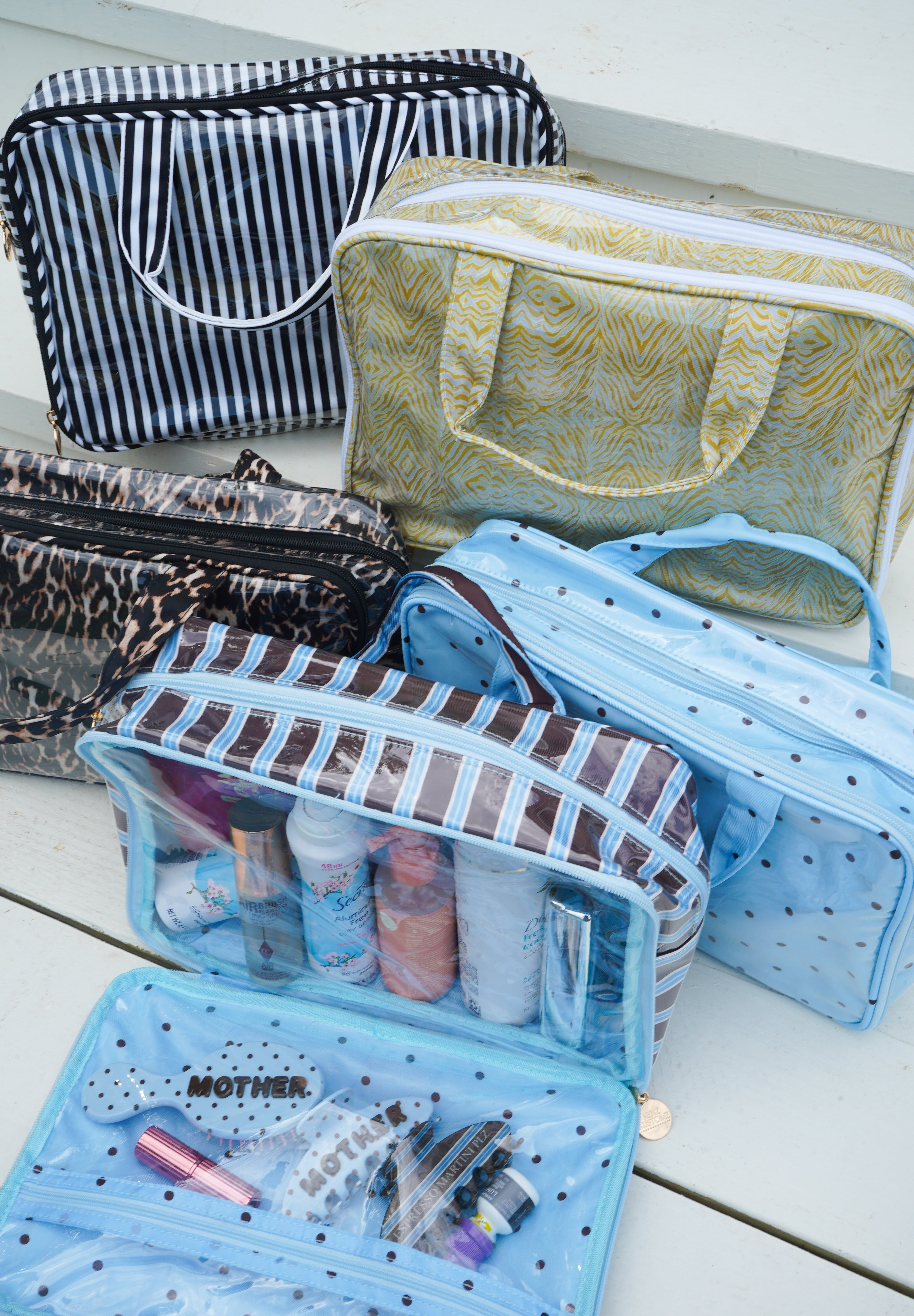 Clear Coat Toiletry Case - Fall Collection