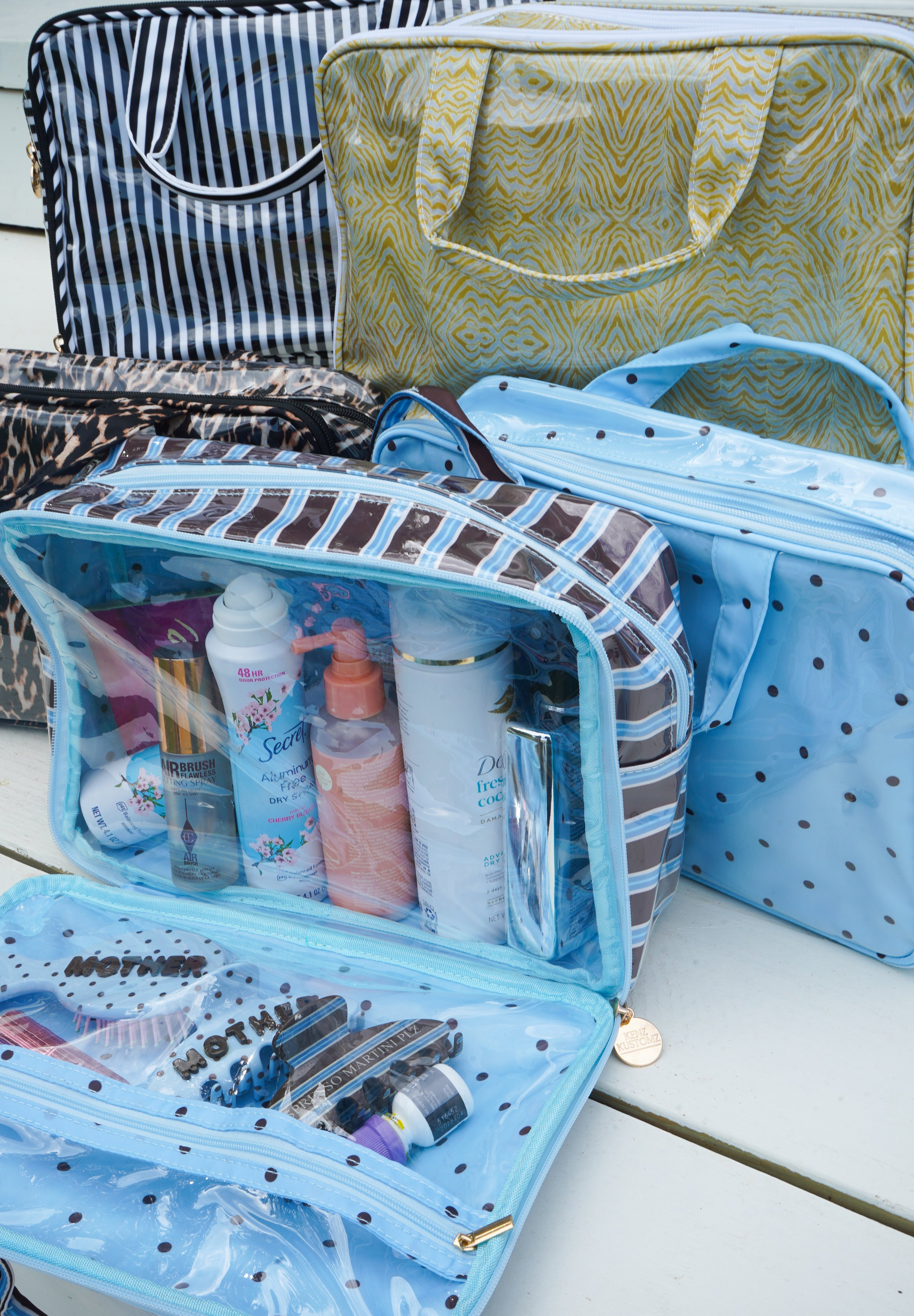 Clear Coat Toiletry Case - Fall Collection