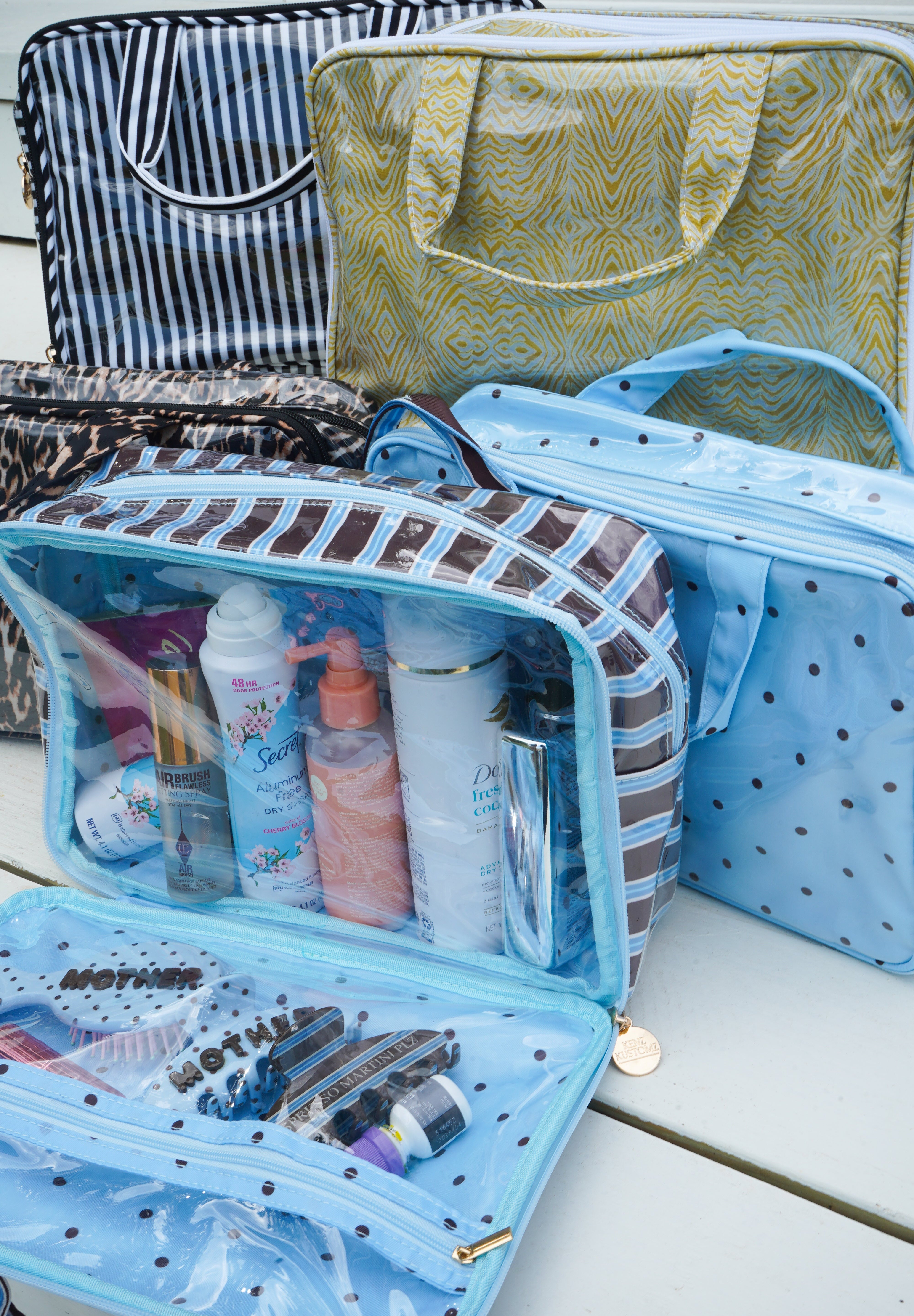 Clear Coat Toiletry Case - Fall Collection
