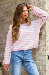 Lavender Lane Striped Sweater SALE