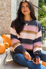 Better In Color Multi Striped Sweater SALE
