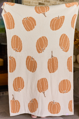 Make Me Believe Pumpkin Blanket