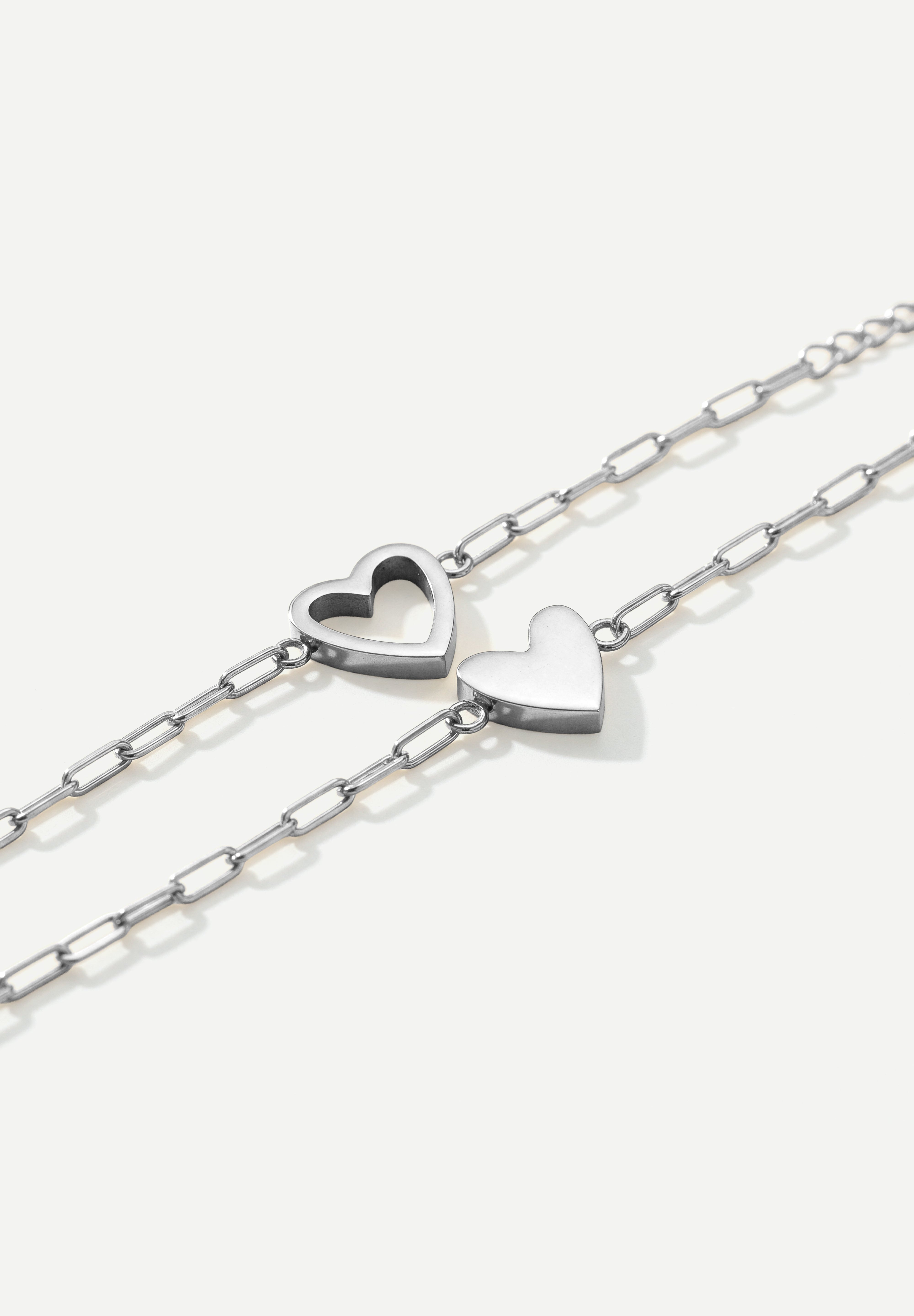 Perfect Fit Heart Bracelet Set