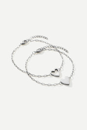 Perfect Fit Heart Bracelet Set