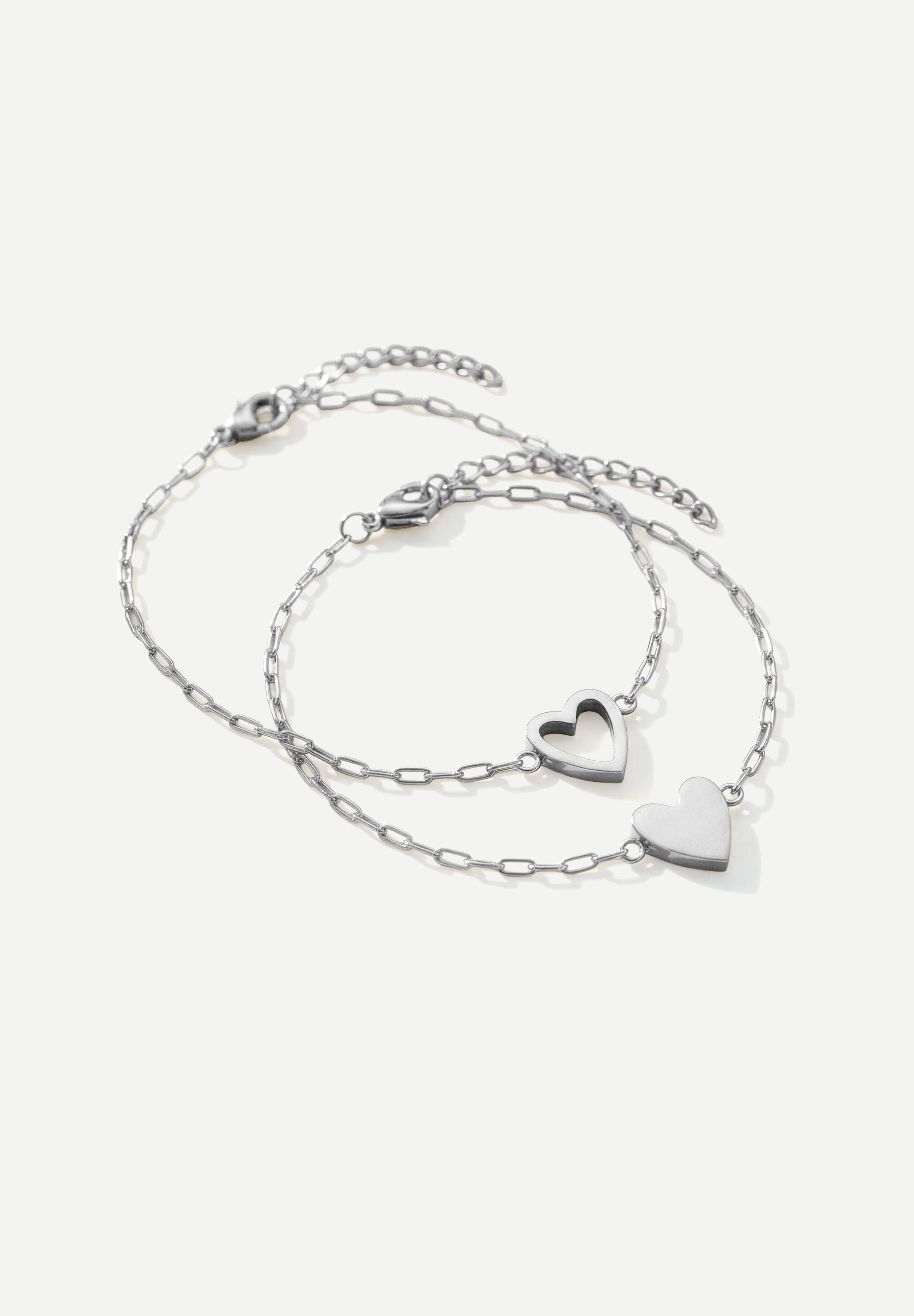 Perfect Fit Heart Bracelet Set