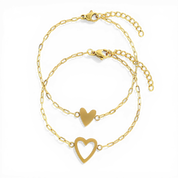 Perfect Fit Heart Bracelet Set