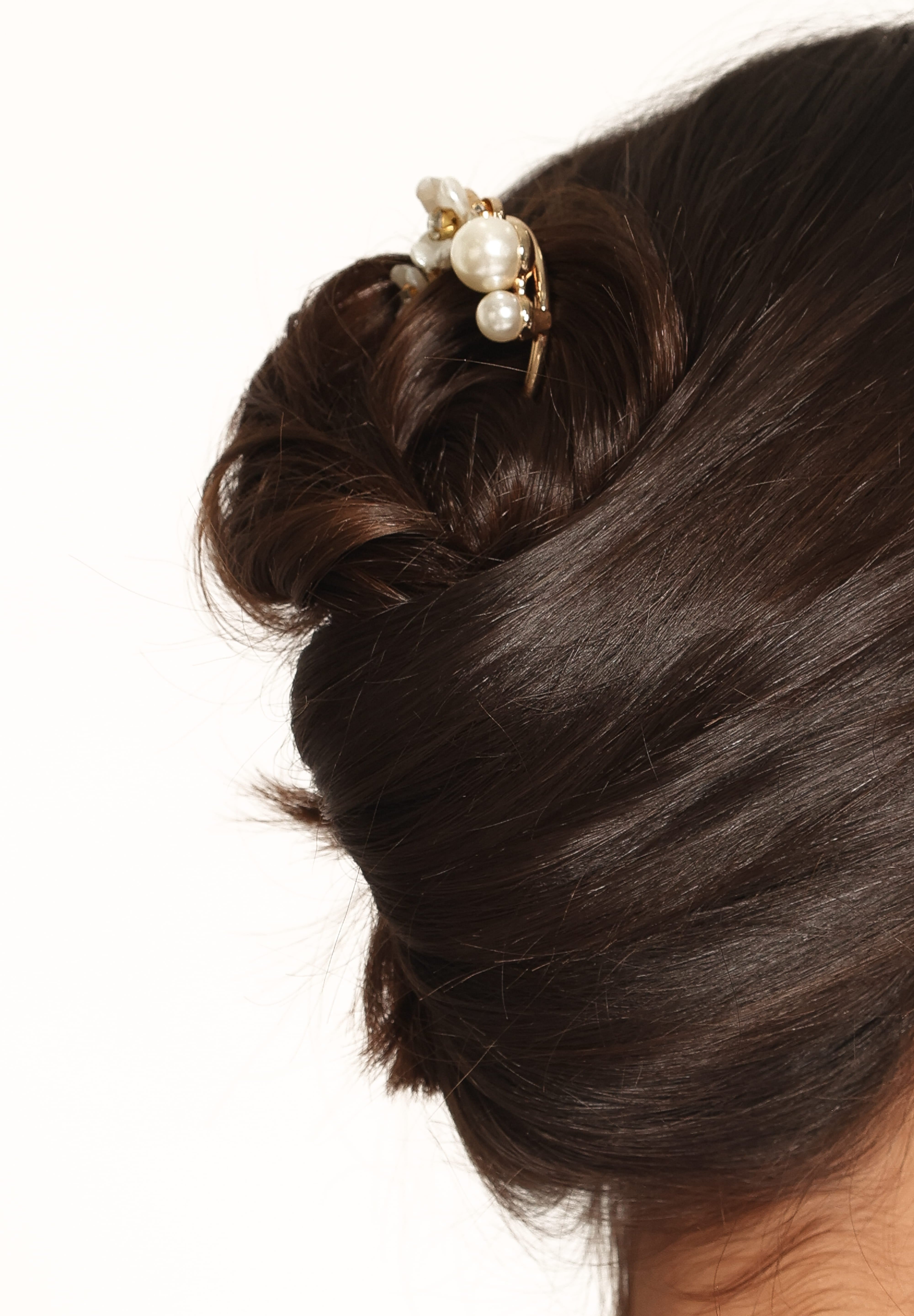 Penelope Hair Pin - Gold Pearl