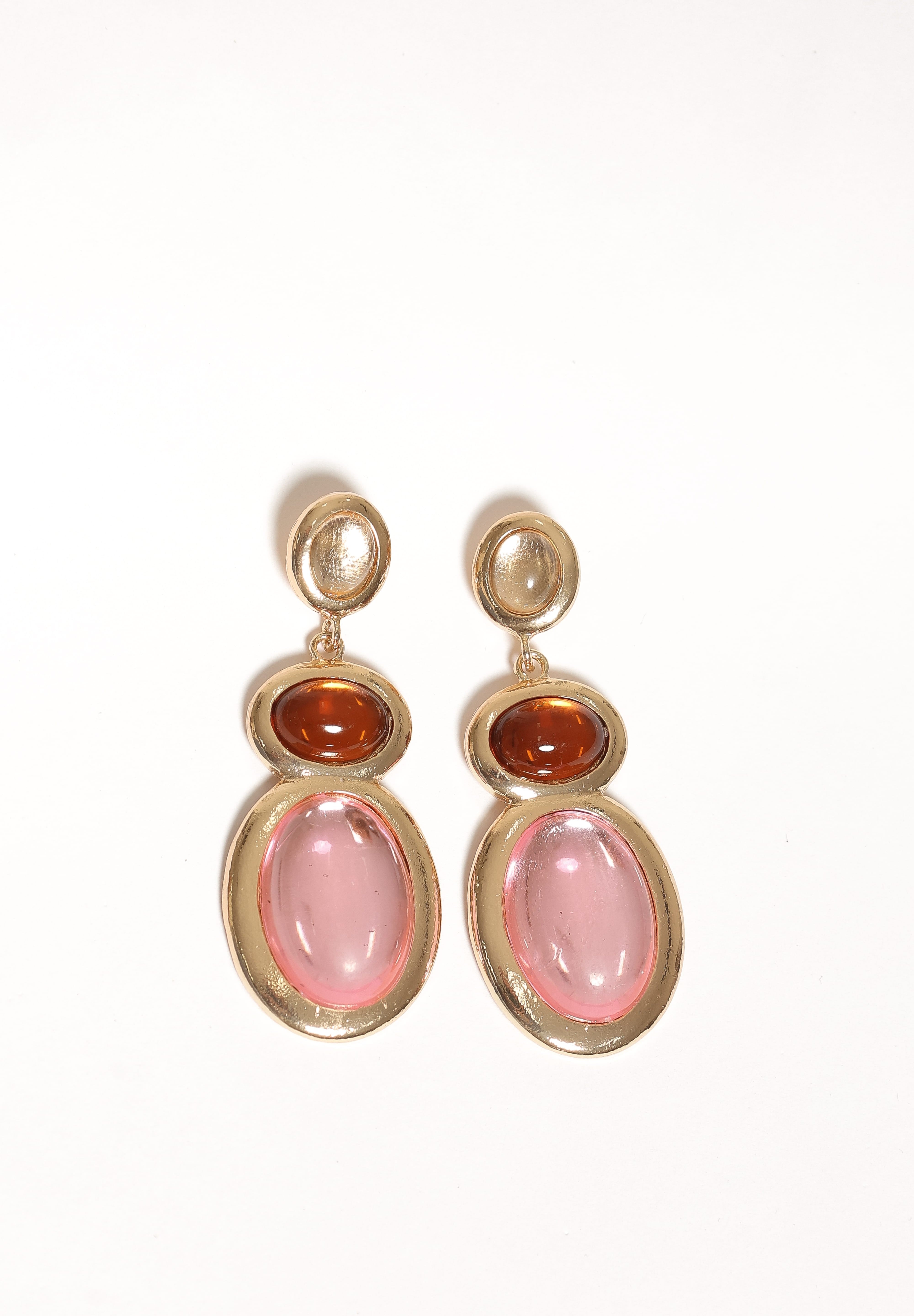 Rosabelle Drop Earrings - Pink Multi