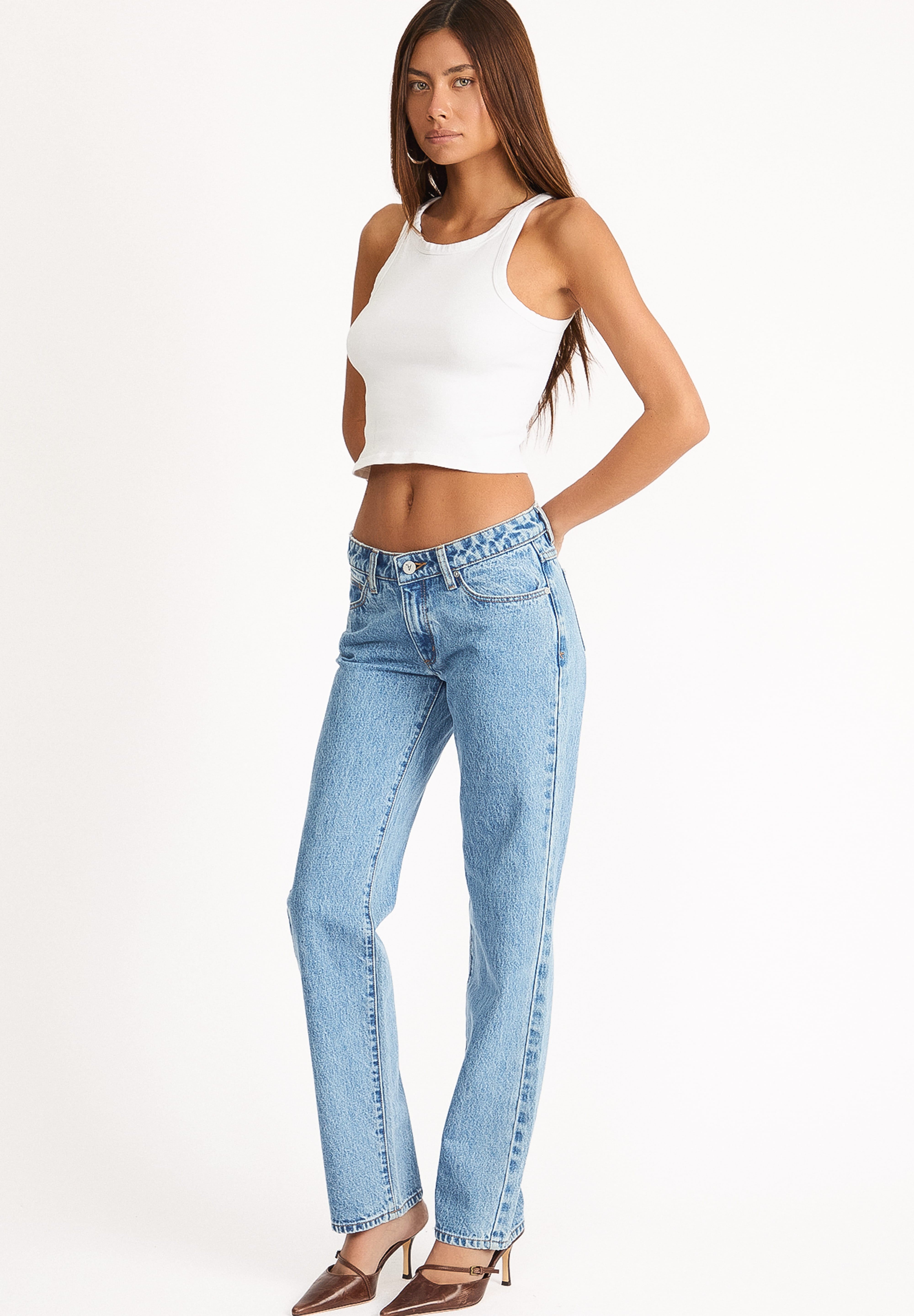 Abrand 99 Low Straight Jeans - Katie