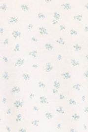 Hazel Sweat Shorts - Blue Ditsy Floral