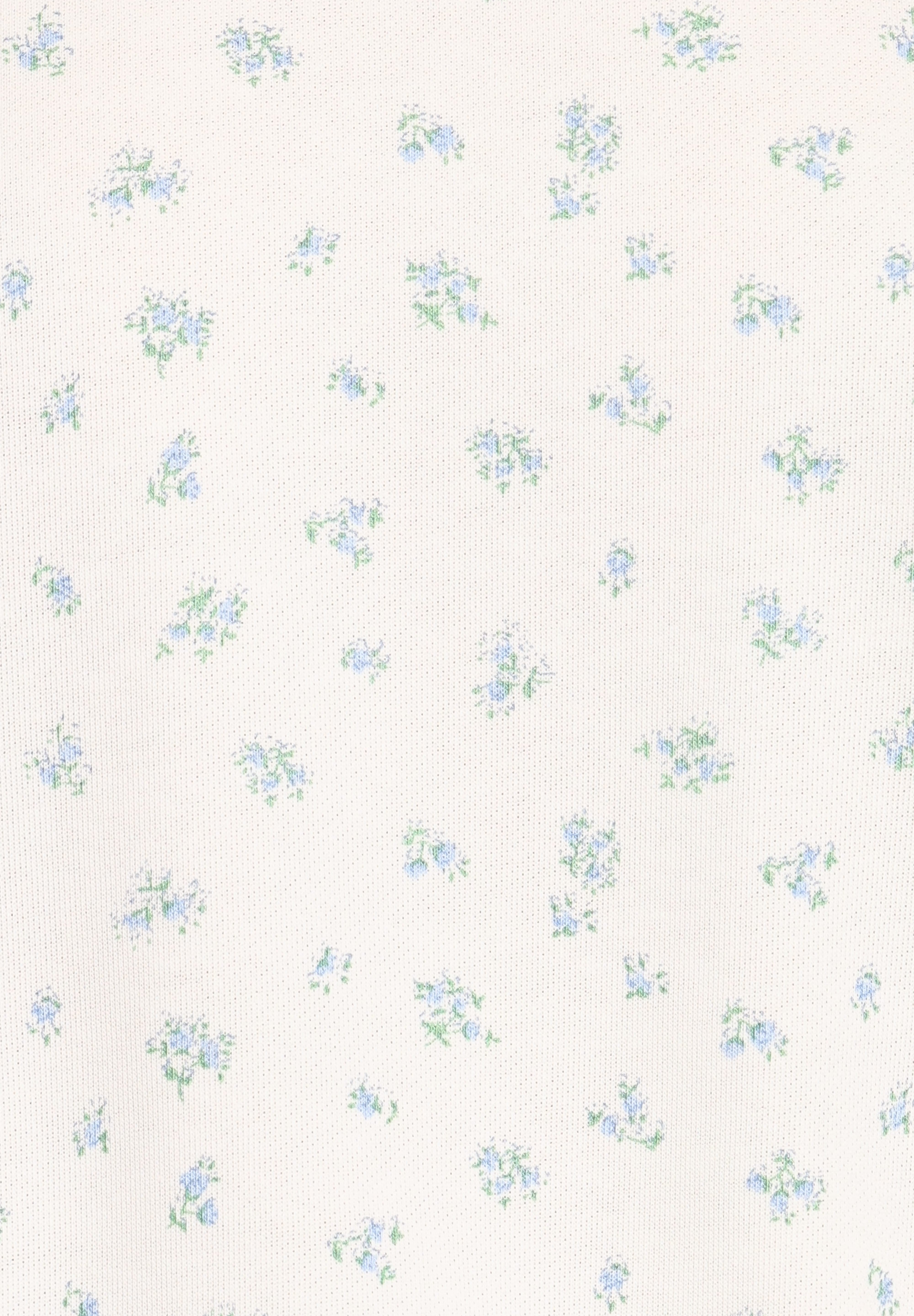 Hazel Sweat Shorts - Blue Ditsy Floral