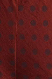 Mandie Pants - Brown/Maroon Dot