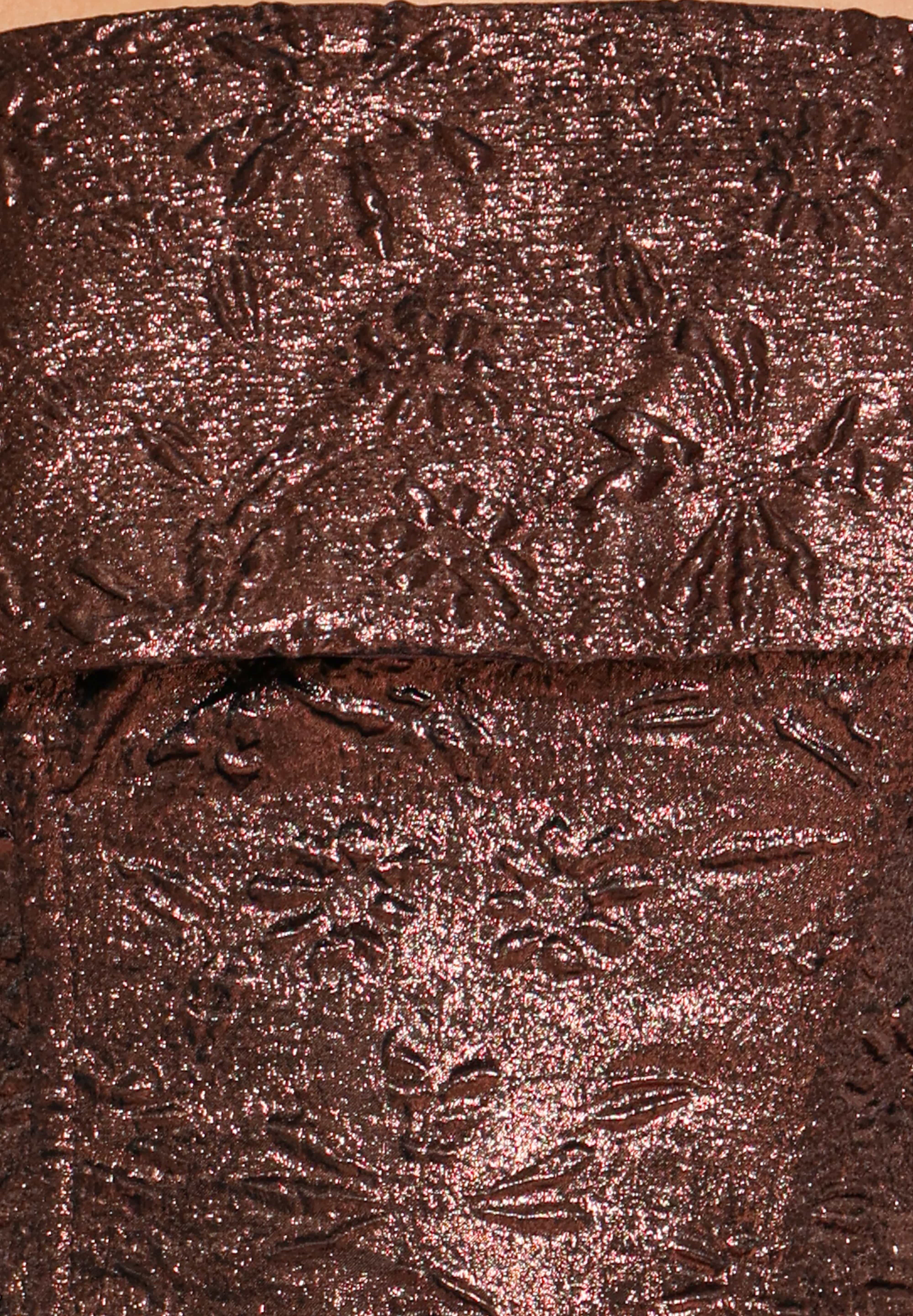 Aberdine Maxi Dress - Brown Brocade