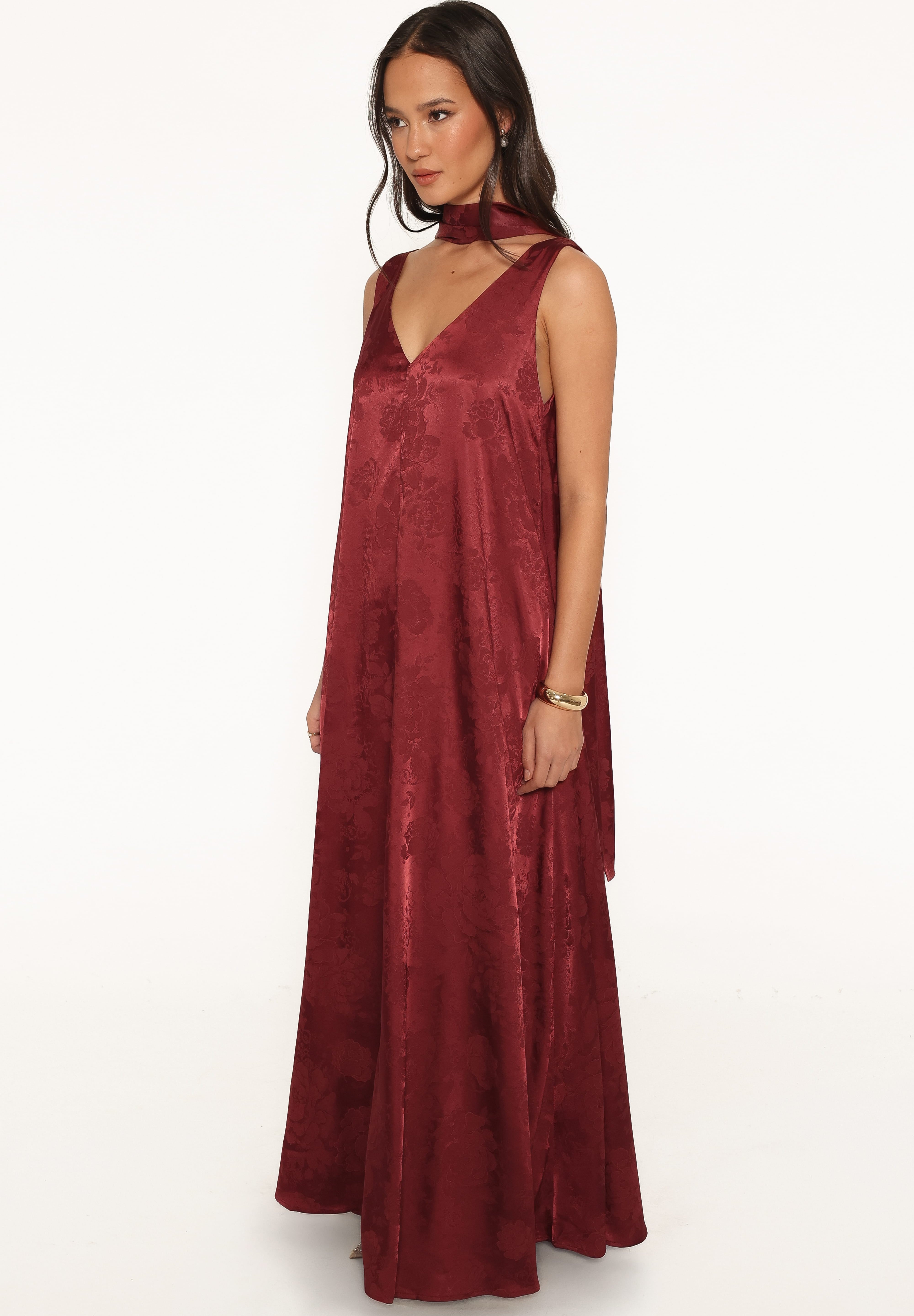 Aeryn Maxi Dress - Burgundy