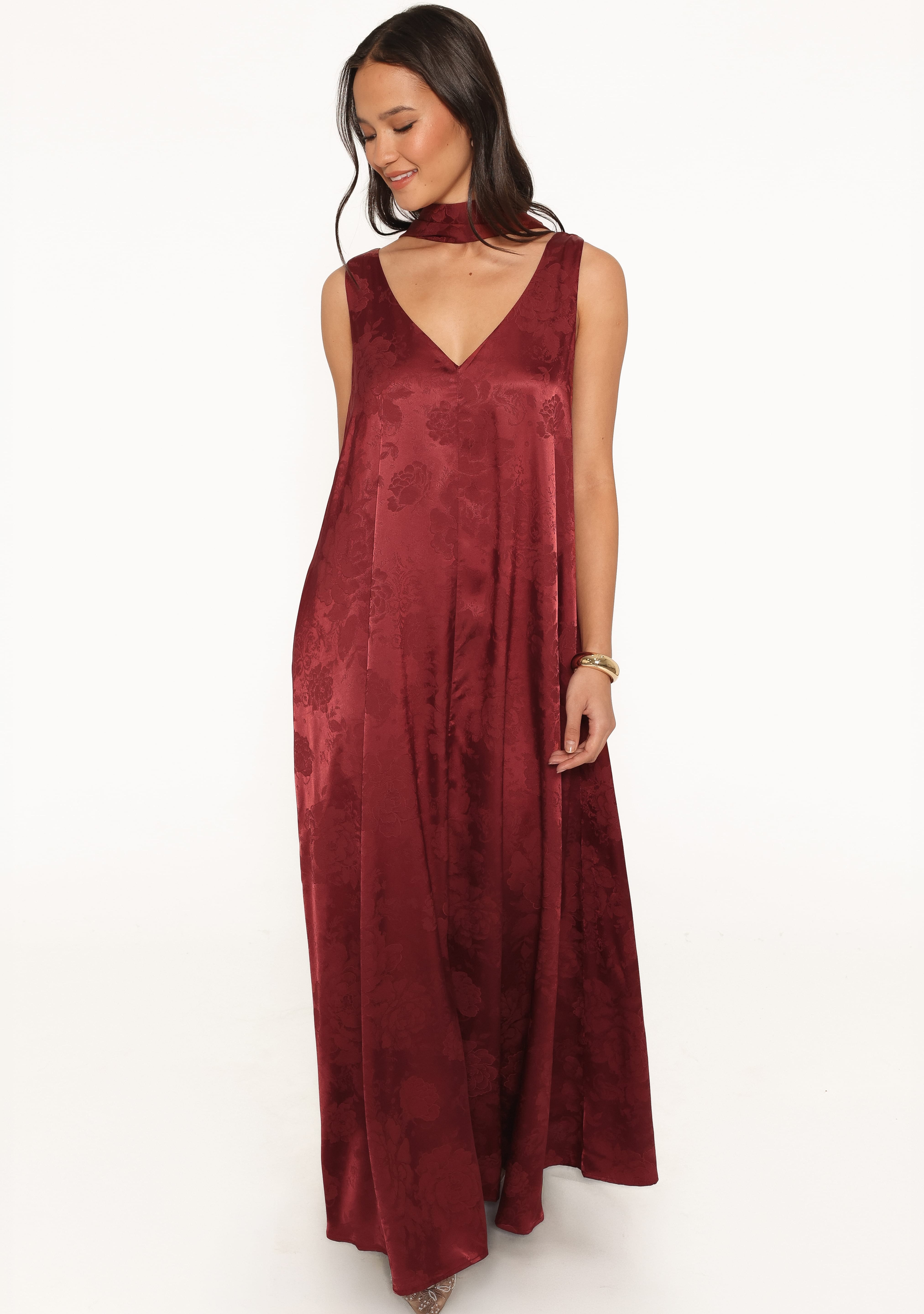 Aeryn Maxi Dress - Burgundy