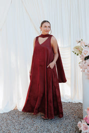 Aeryn Maxi Dress - Burgundy