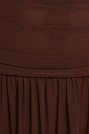 Alma Mini Dress - Chocolate