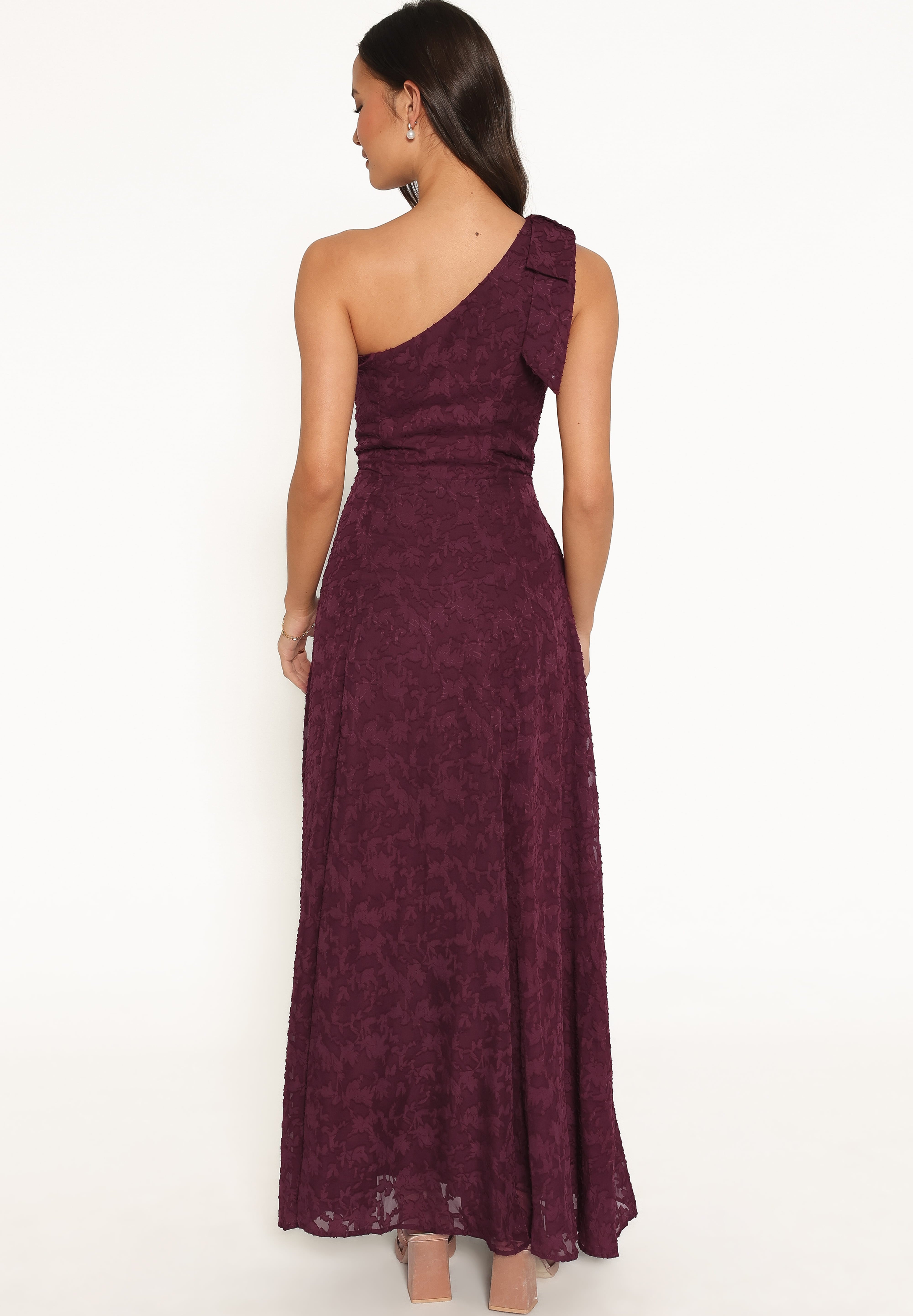 Astarla Maxi Dress - Plum Burnout