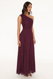 Astarla Maxi Dress - Plum Burnout