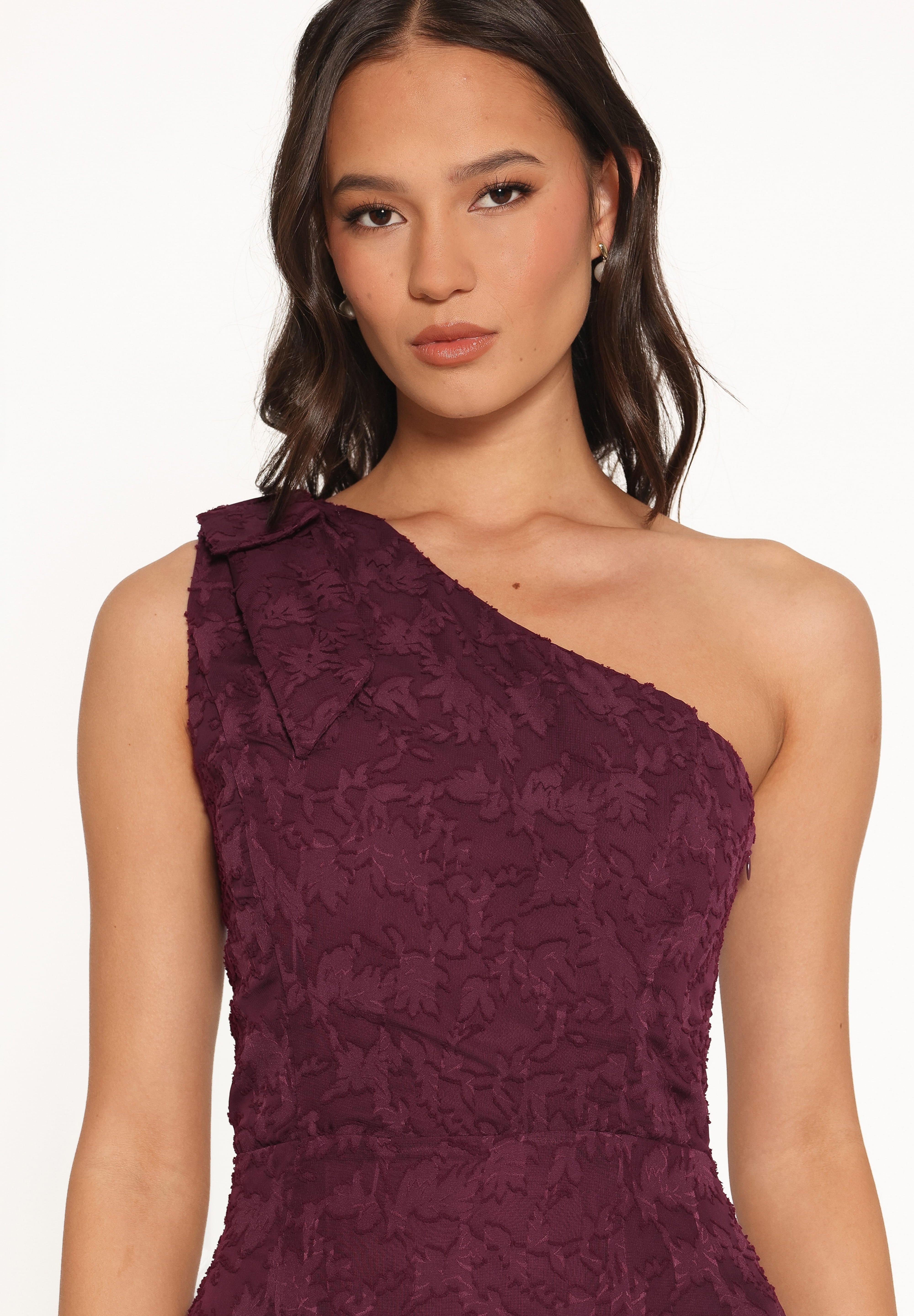 Astarla Maxi Dress - Plum Burnout
