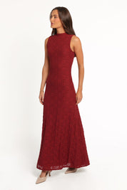 Atlas Maxi Dress - Cabernet