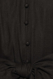 Decosta Long Sleeve Maxi Dress - Black