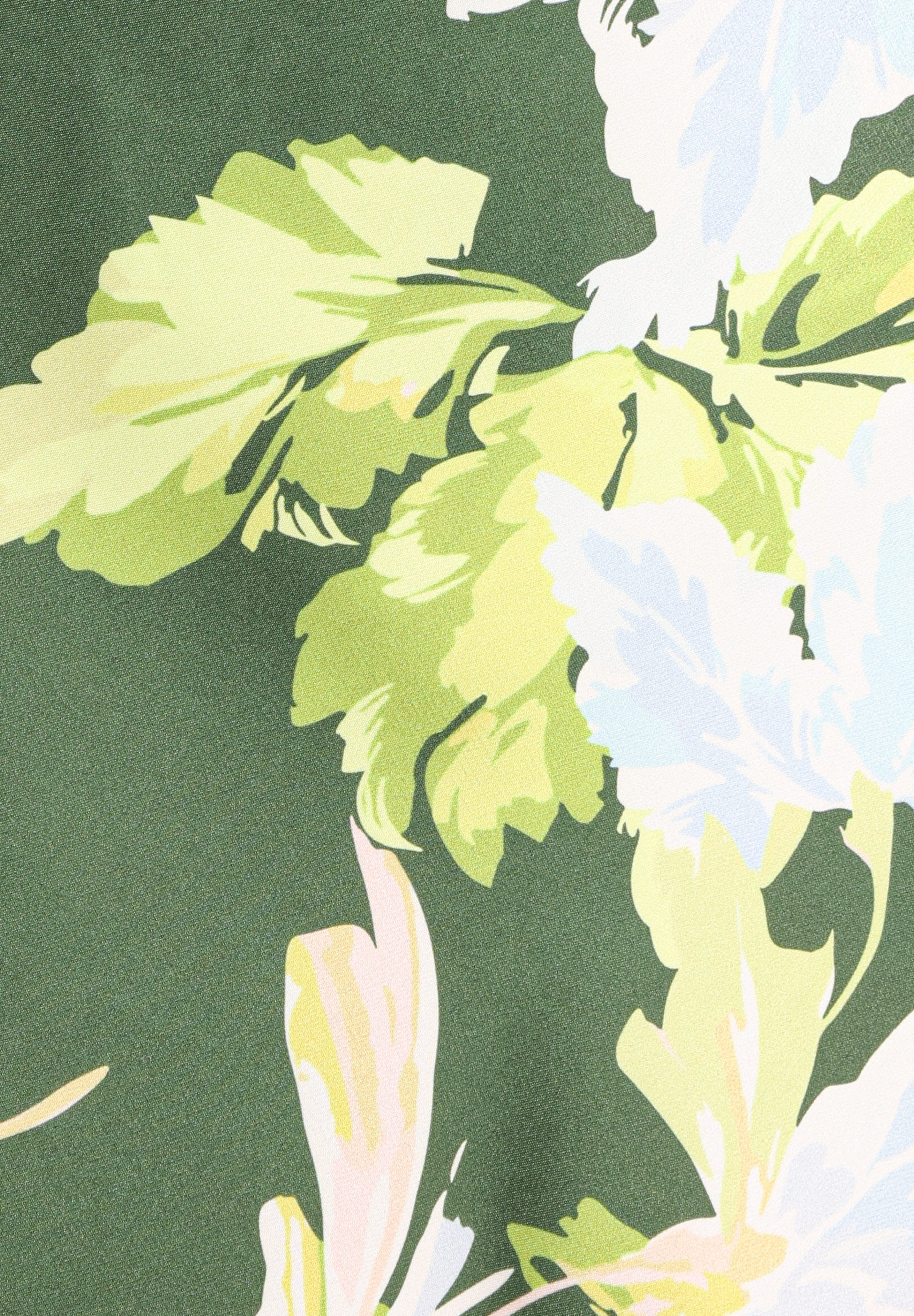Kinara Maxi Dress - Olive Floral