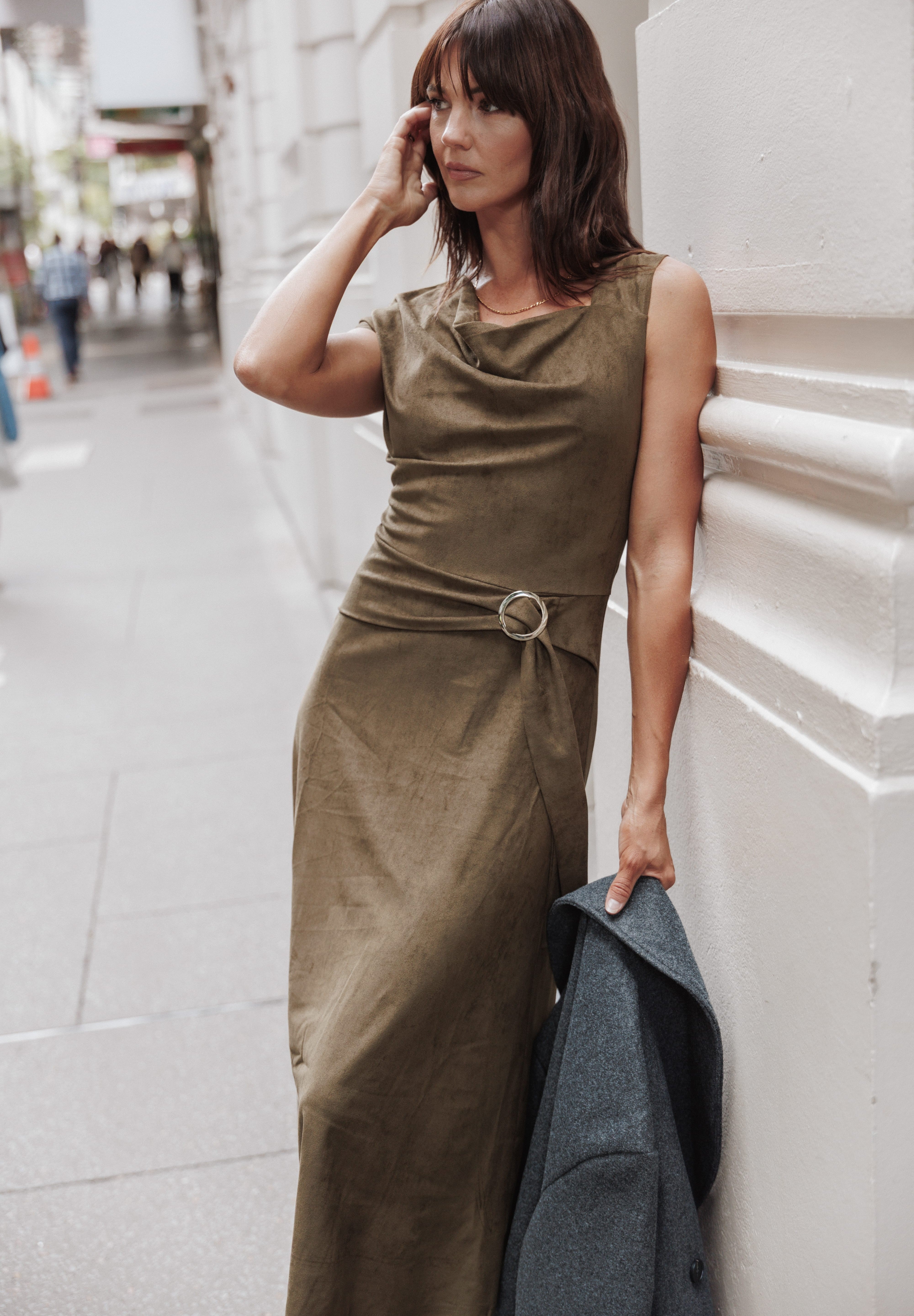 Lovlin Maxi Dress - Olive