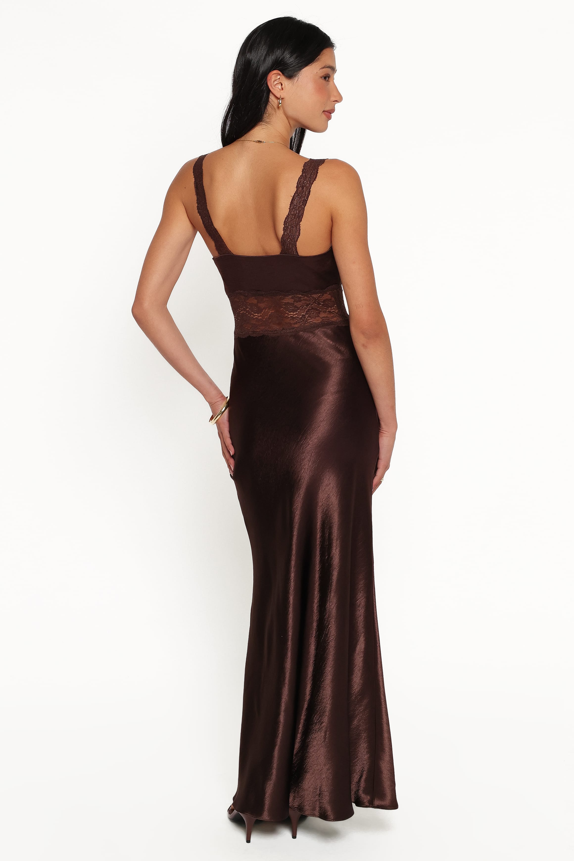 Nitara Maxi Dress - Brown