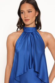 Nyomi Maxi Dress - Cobalt Blue