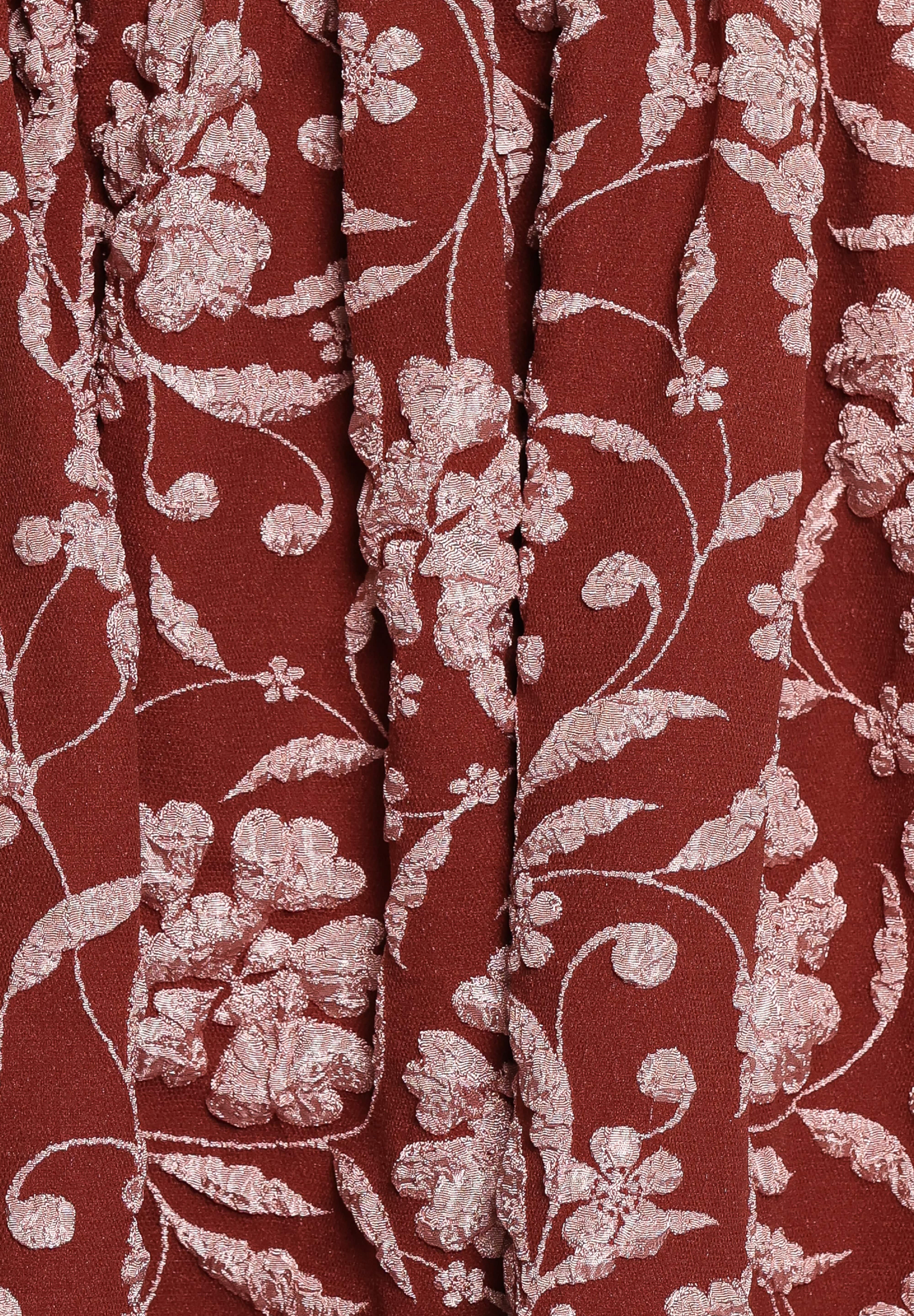 Orabella Maxi Dress - Red Floral