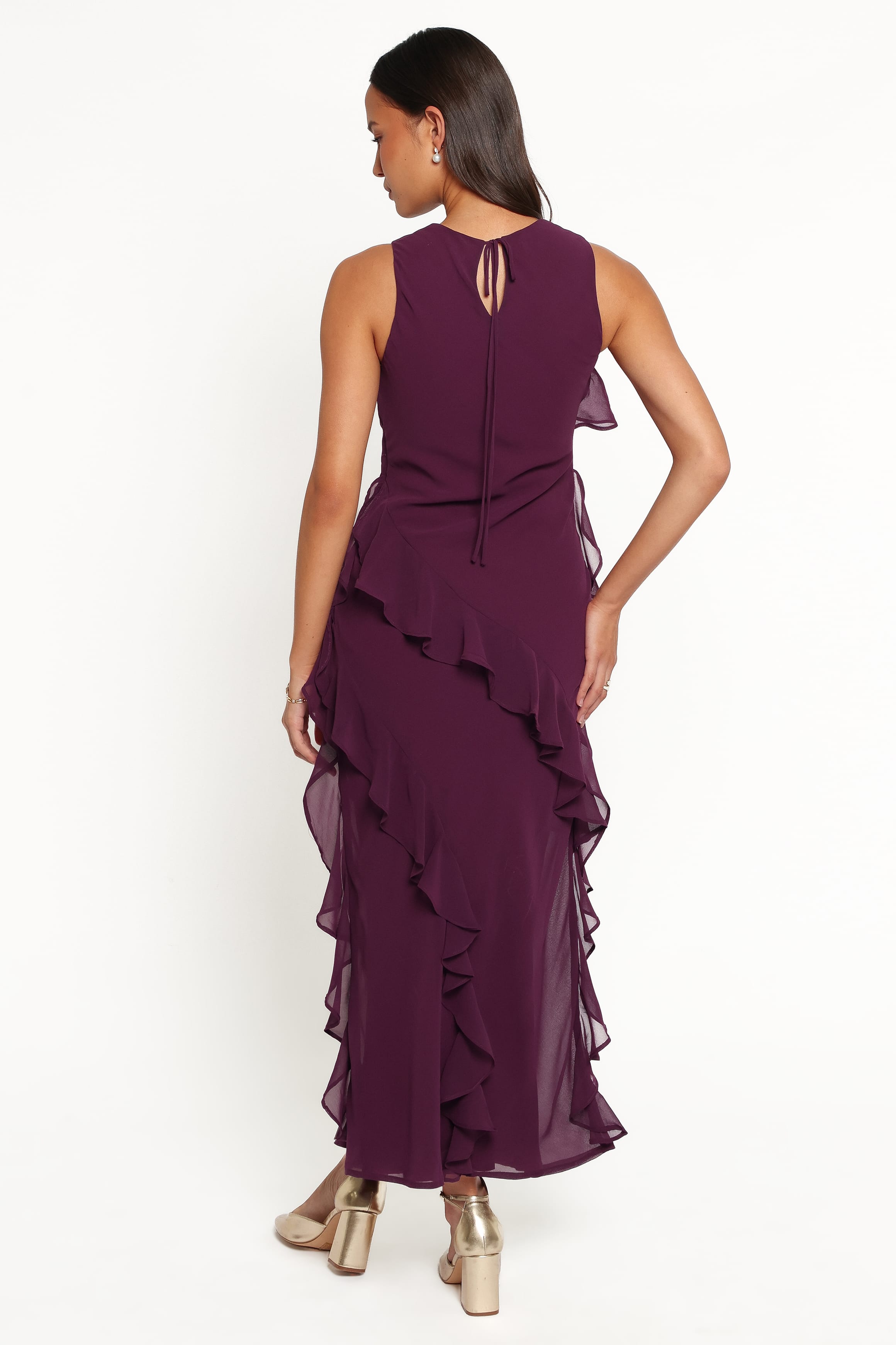 Oriella Maxi Dress - Plum