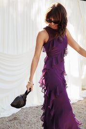 Oriella Maxi Dress - Plum