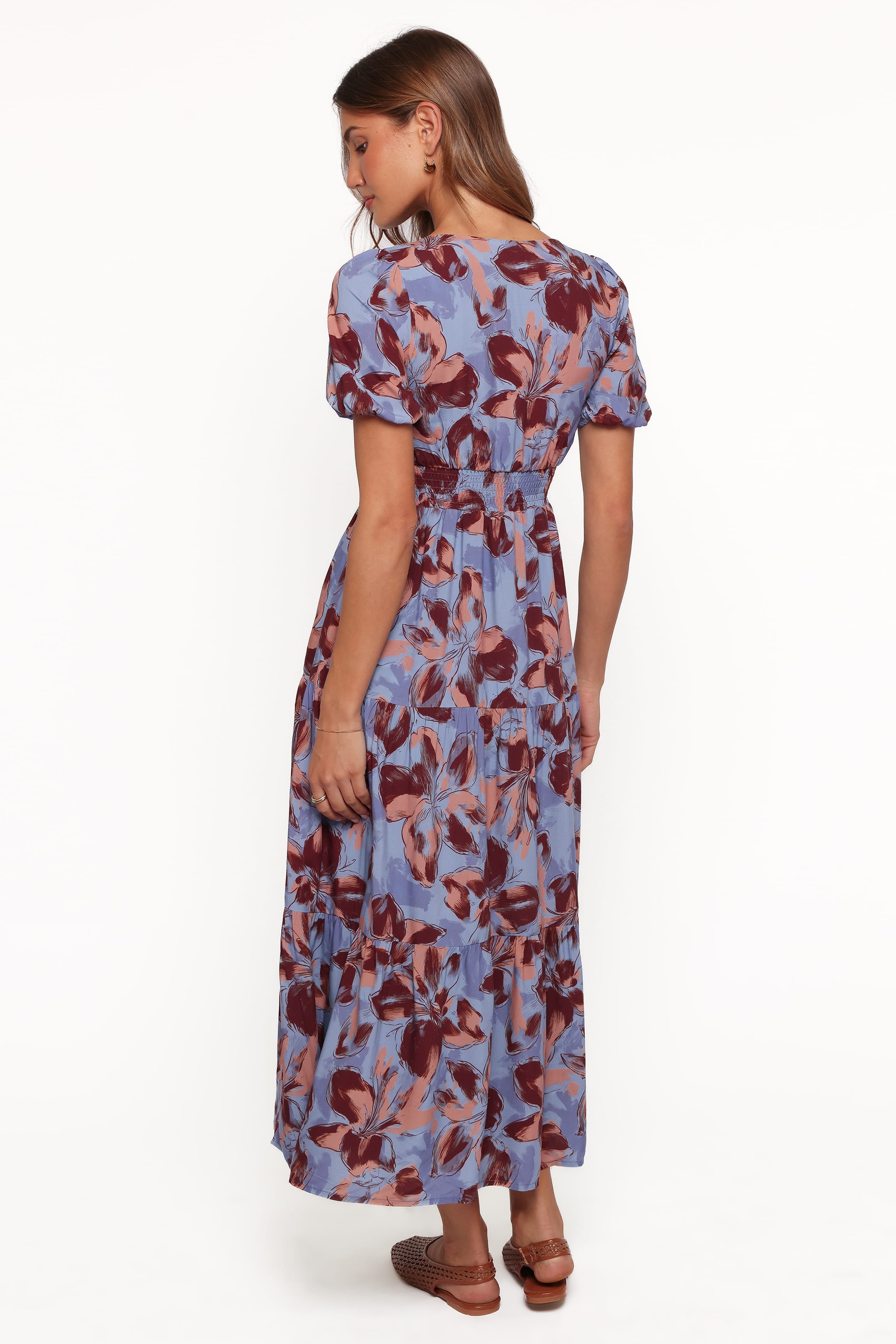 Roberts Maxi Dress - Blue Floral